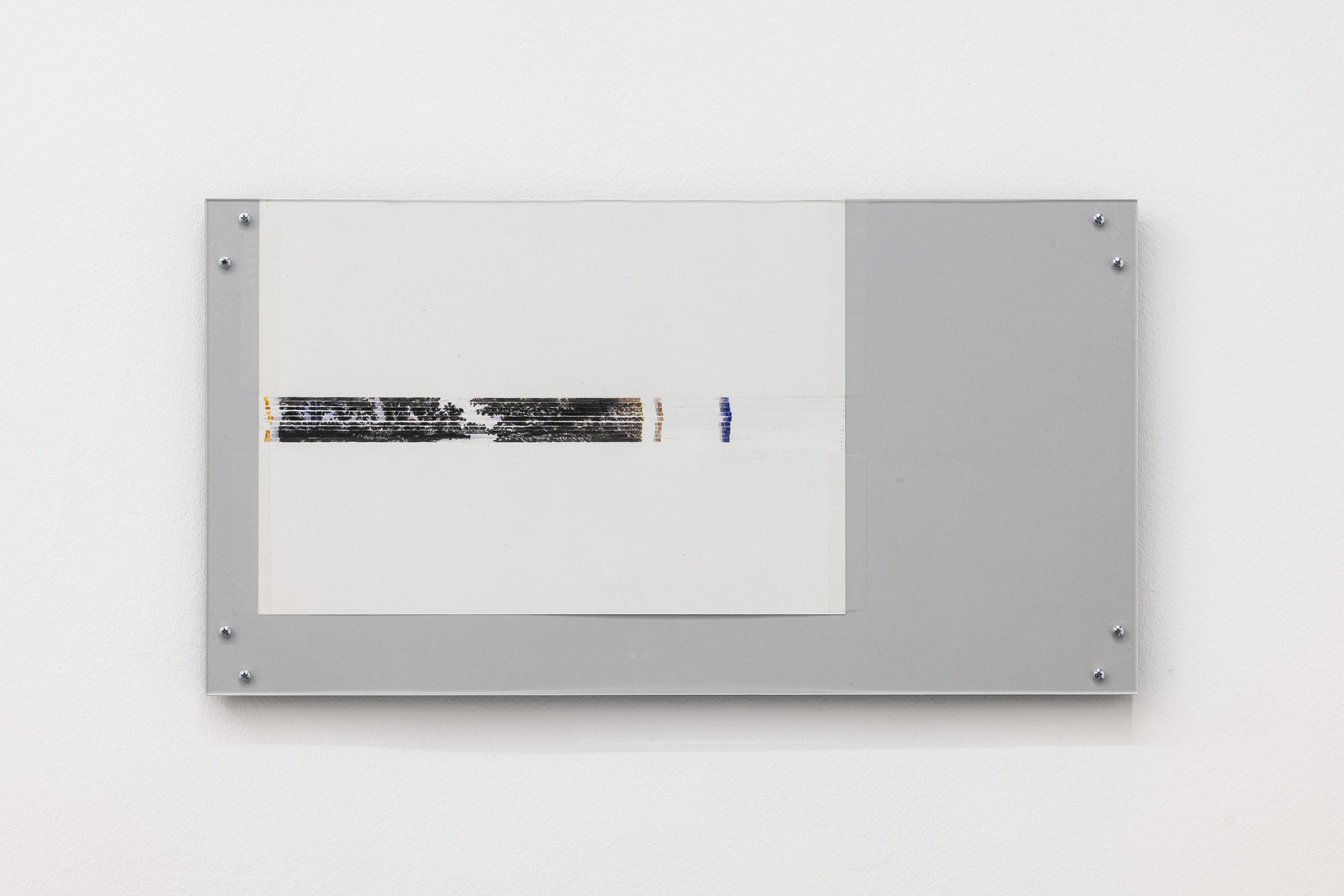 Landscape, Mara Jenny, 2026. Colored pencil on paper, artist frame, 25 x 47 cm (framed). ©Fabrice Schneider