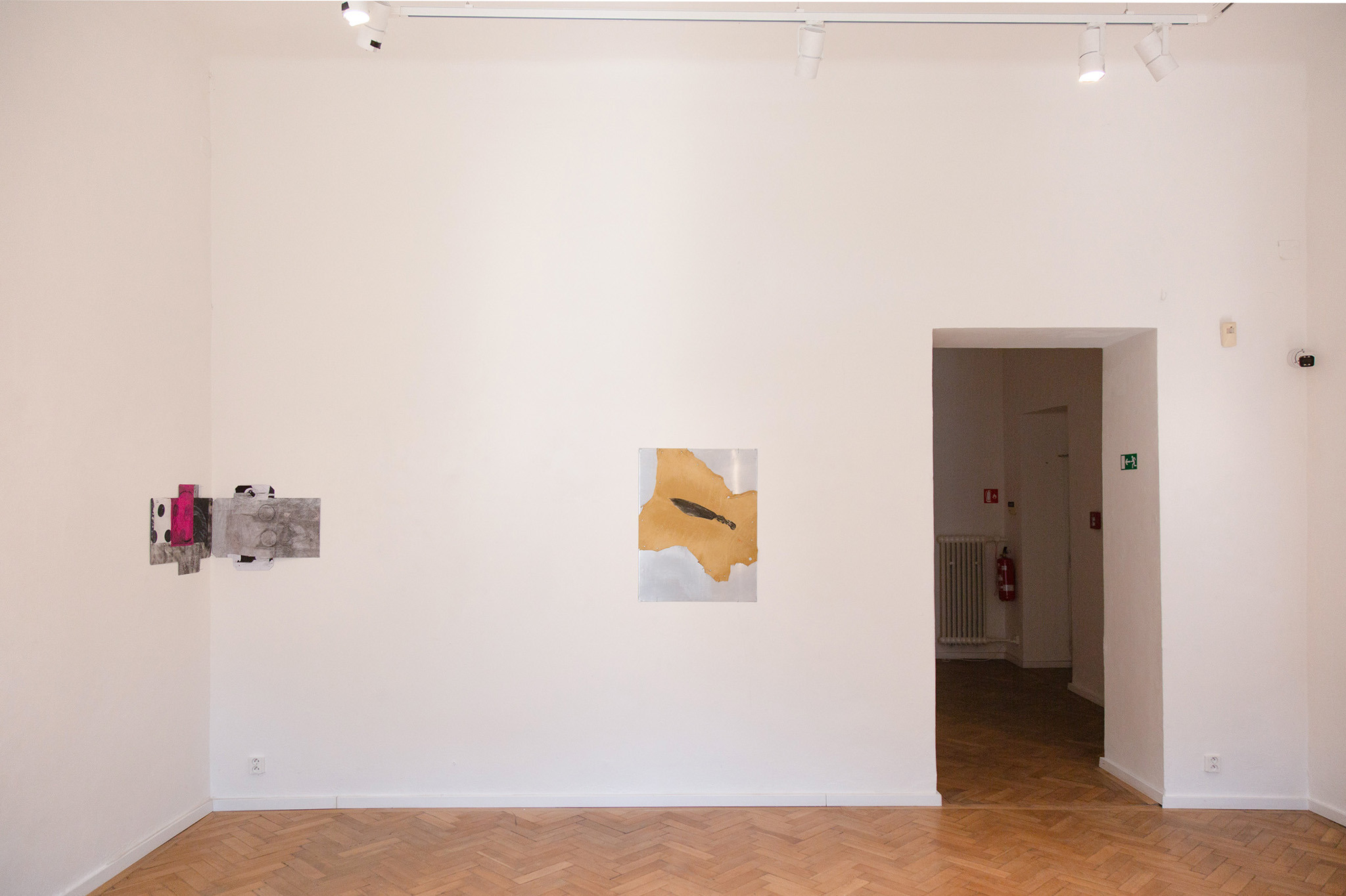 Installation View (Dining Room) left to right - Nanna Kaiser and Hanna Kučera