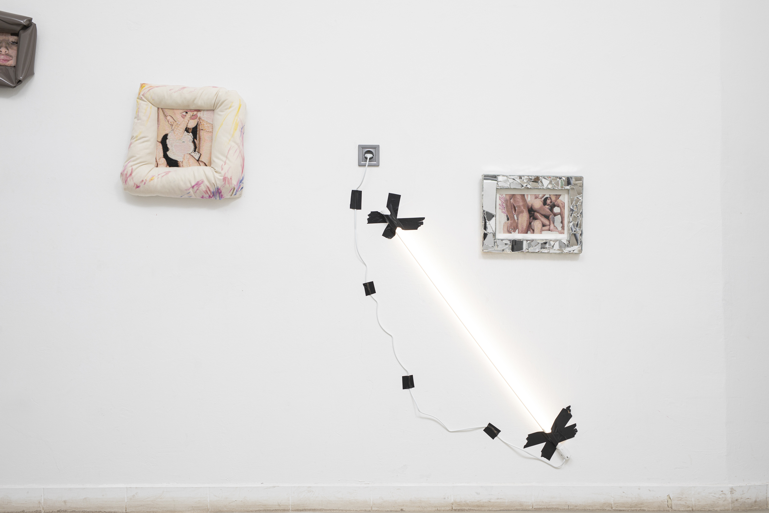 enterior at xxx / Untitled, Cyborgs and Ephemeral failures series , cross stitch 