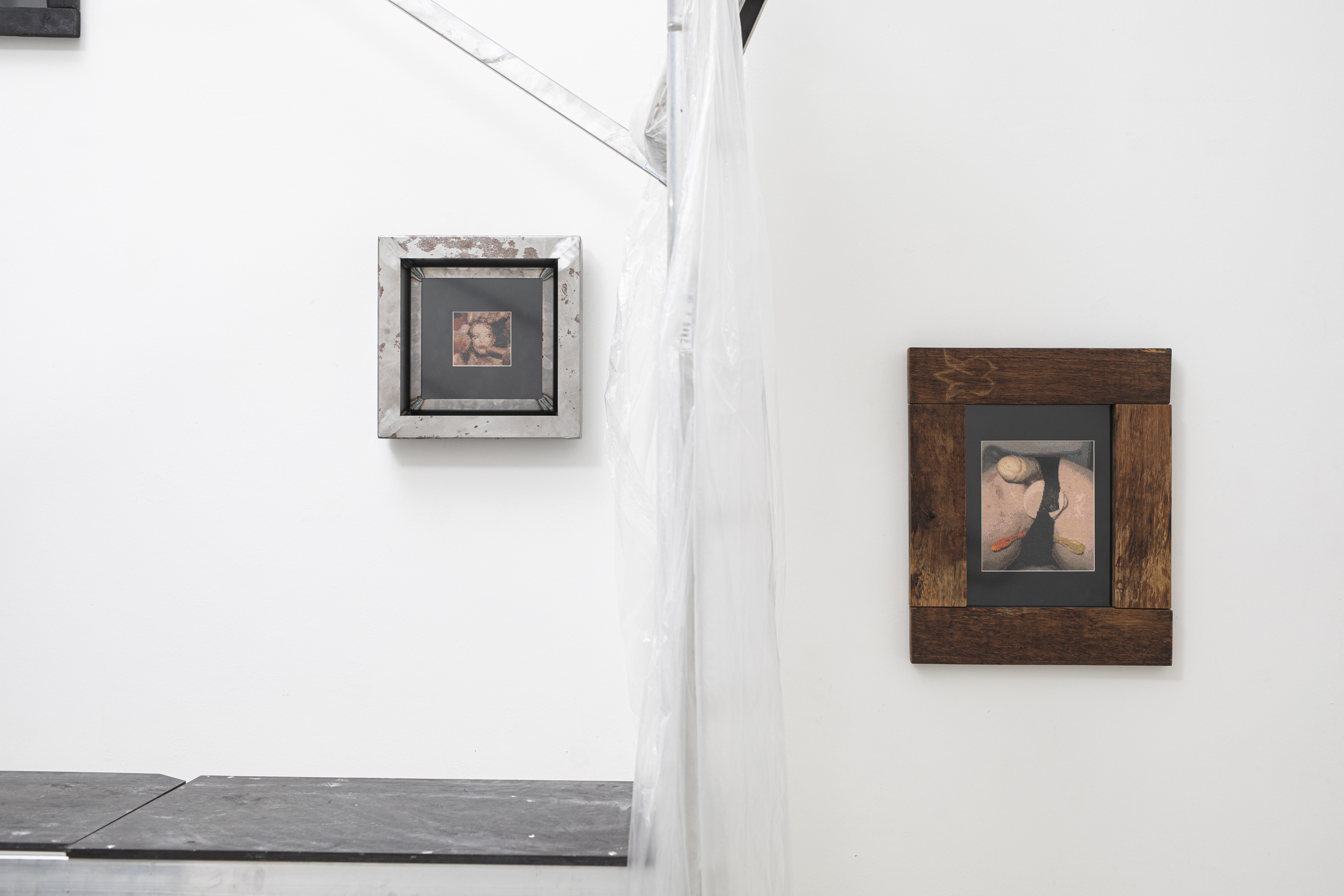 enterior at xxx / Untitled, Cyborgs and Ephemeral failures series , cross stitch 