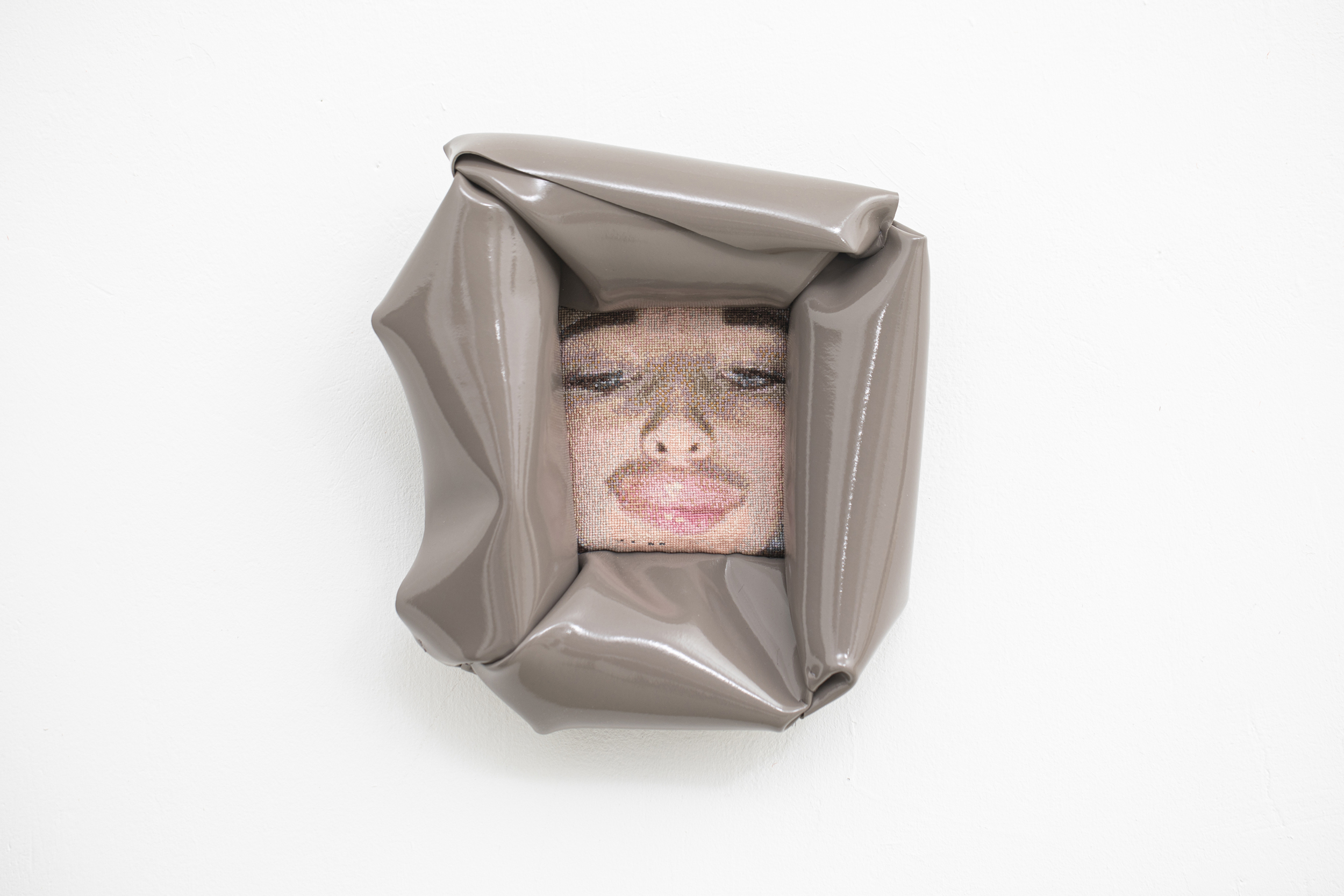 enterior at xxx / Untitled, Cyborgs and Ephemeral failures series , cross stitch 