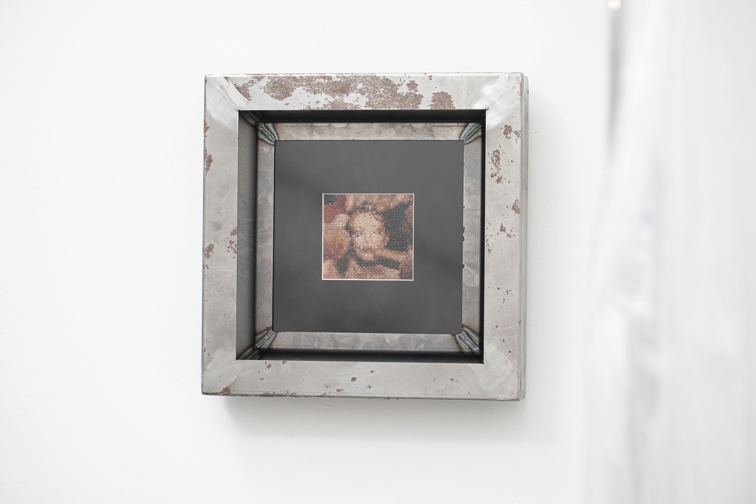 enterior at xxx / Untitled, Cyborgs and Ephemeral failures series , cross stitch 