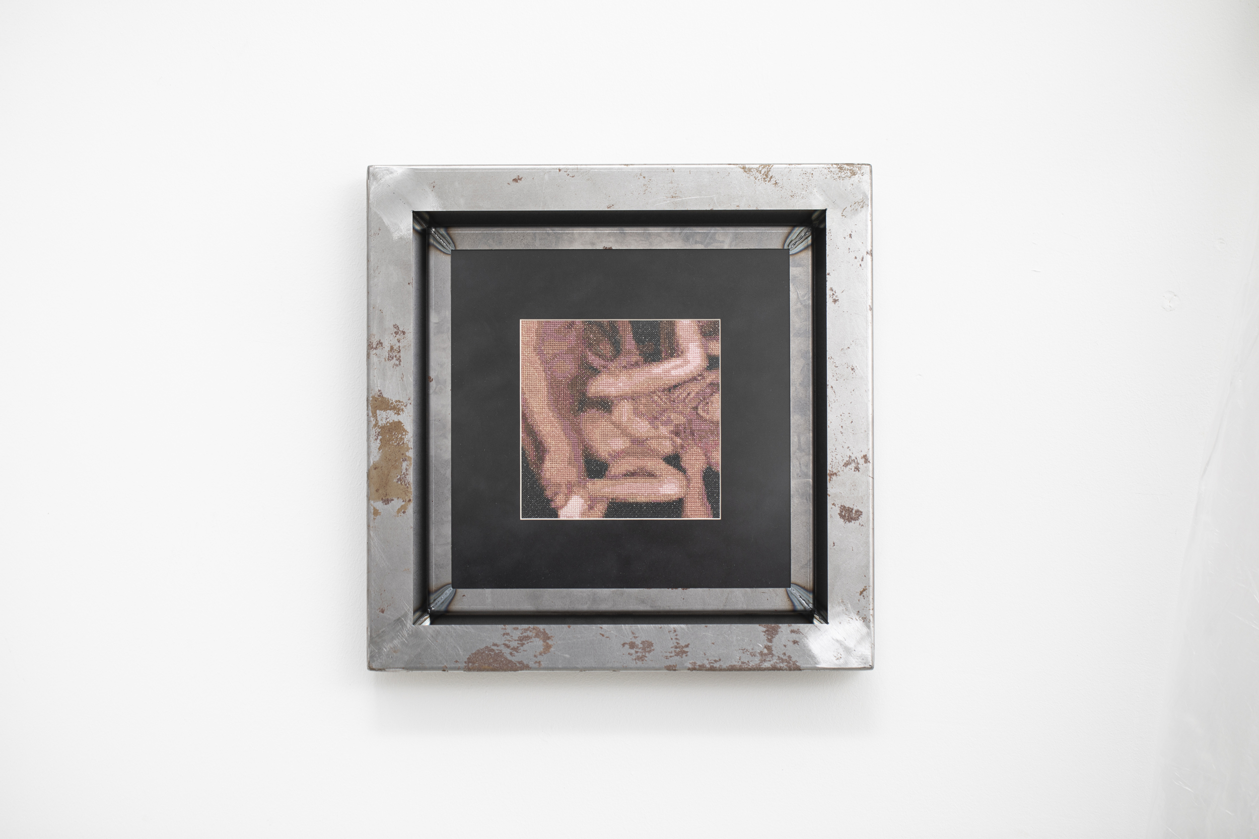 enterior at xxx / Untitled, Cyborgs and Ephemeral failures series , cross stitch 