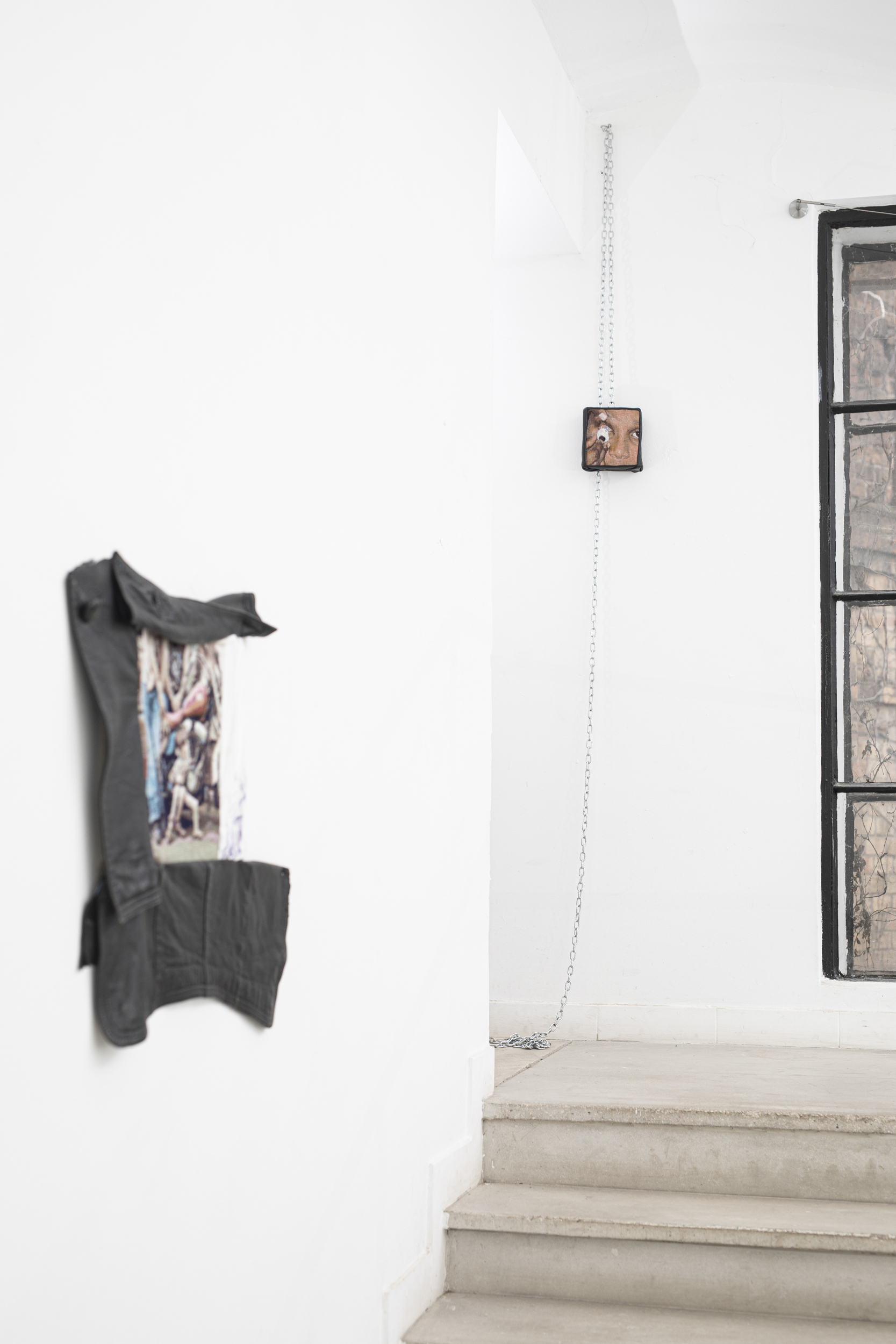 enterior at xxx / Untitled, Cyborgs and Ephemeral failures series , cross stitch 