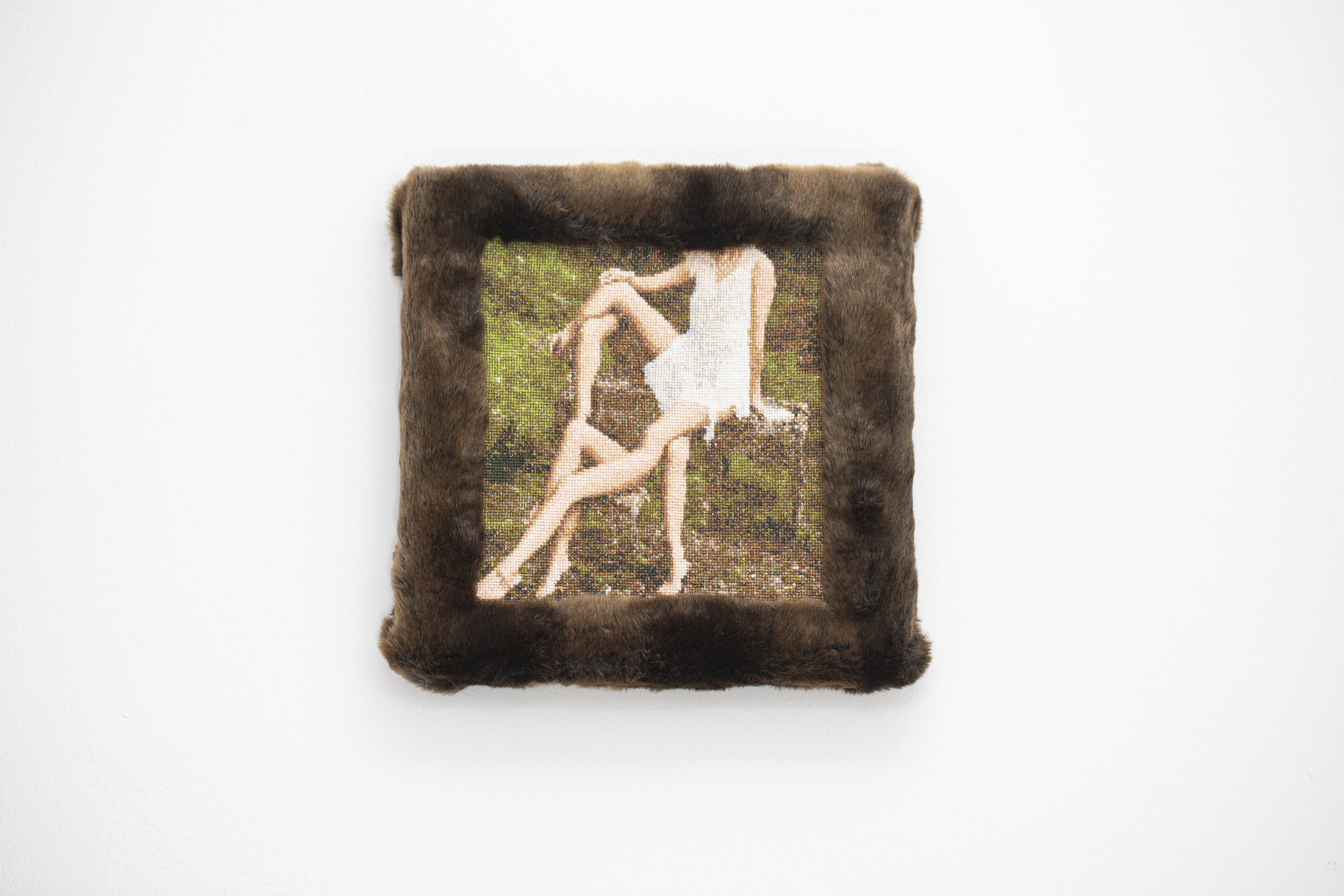 enterior at xxx / Untitled, Cyborgs and Ephemeral failures series , cross stitch 