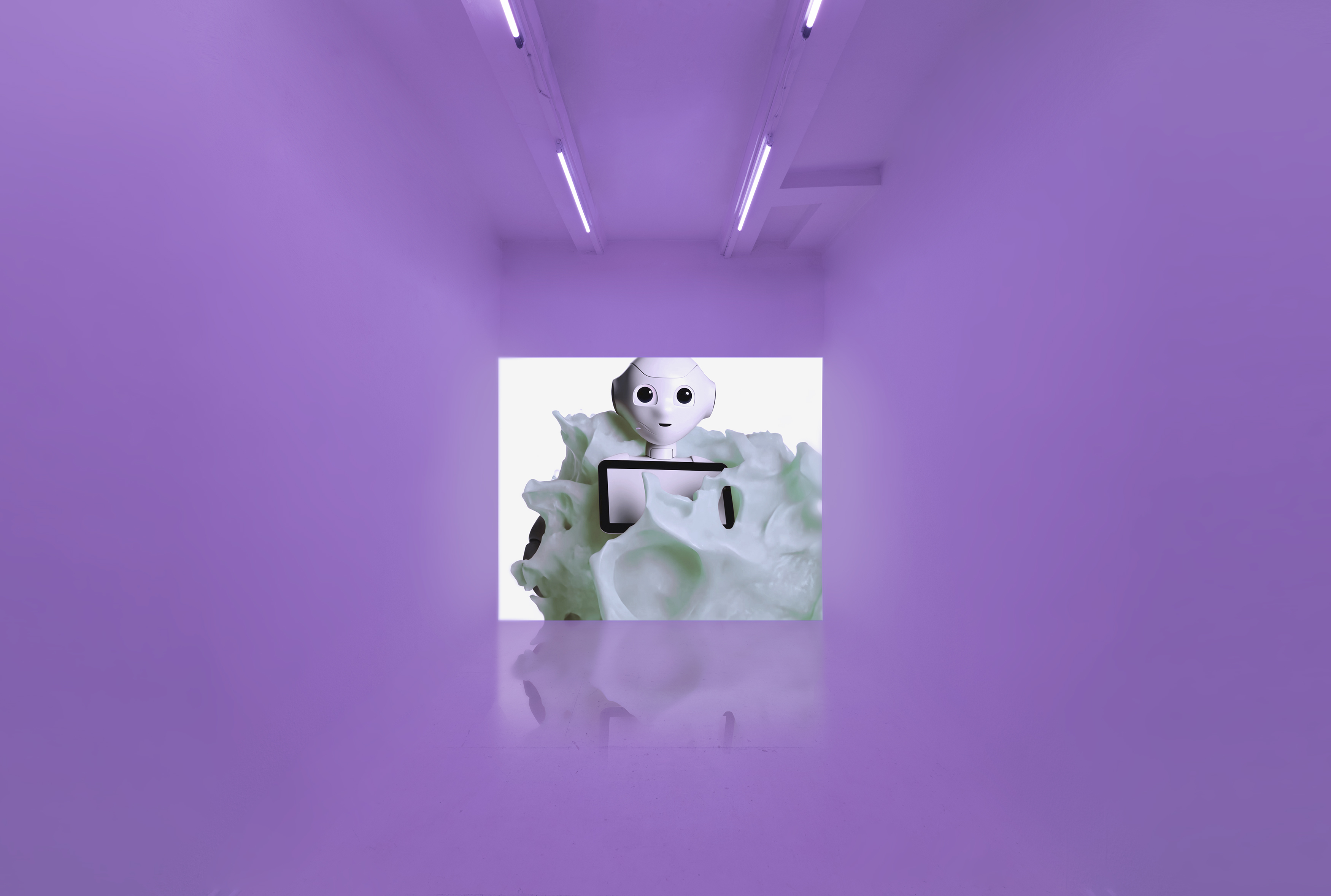 Mit Borrás. Natoru. LYRA Film,  Installation & Media Performance, Installation Views at Kunstverein Göttingen,  Curated by Stephan Klee, Production Cavve, 2026