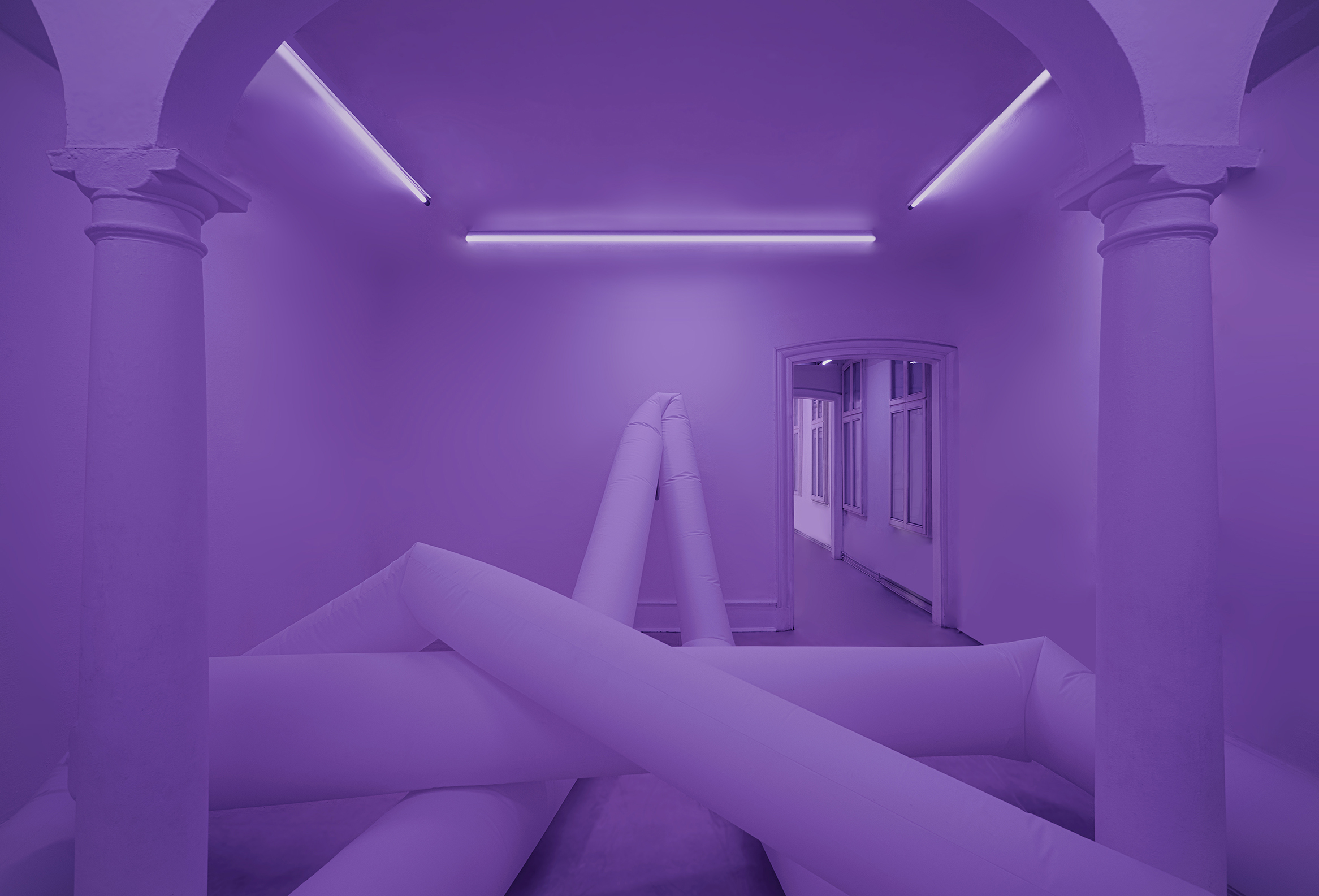 Mit Borrás. Natoru. Film,  Installation & Media Performance, Installation Views at Kunstverein Göttingen,  Curated by Stephan Klee, Photos by Peter Heller. Production Cavve, 2026