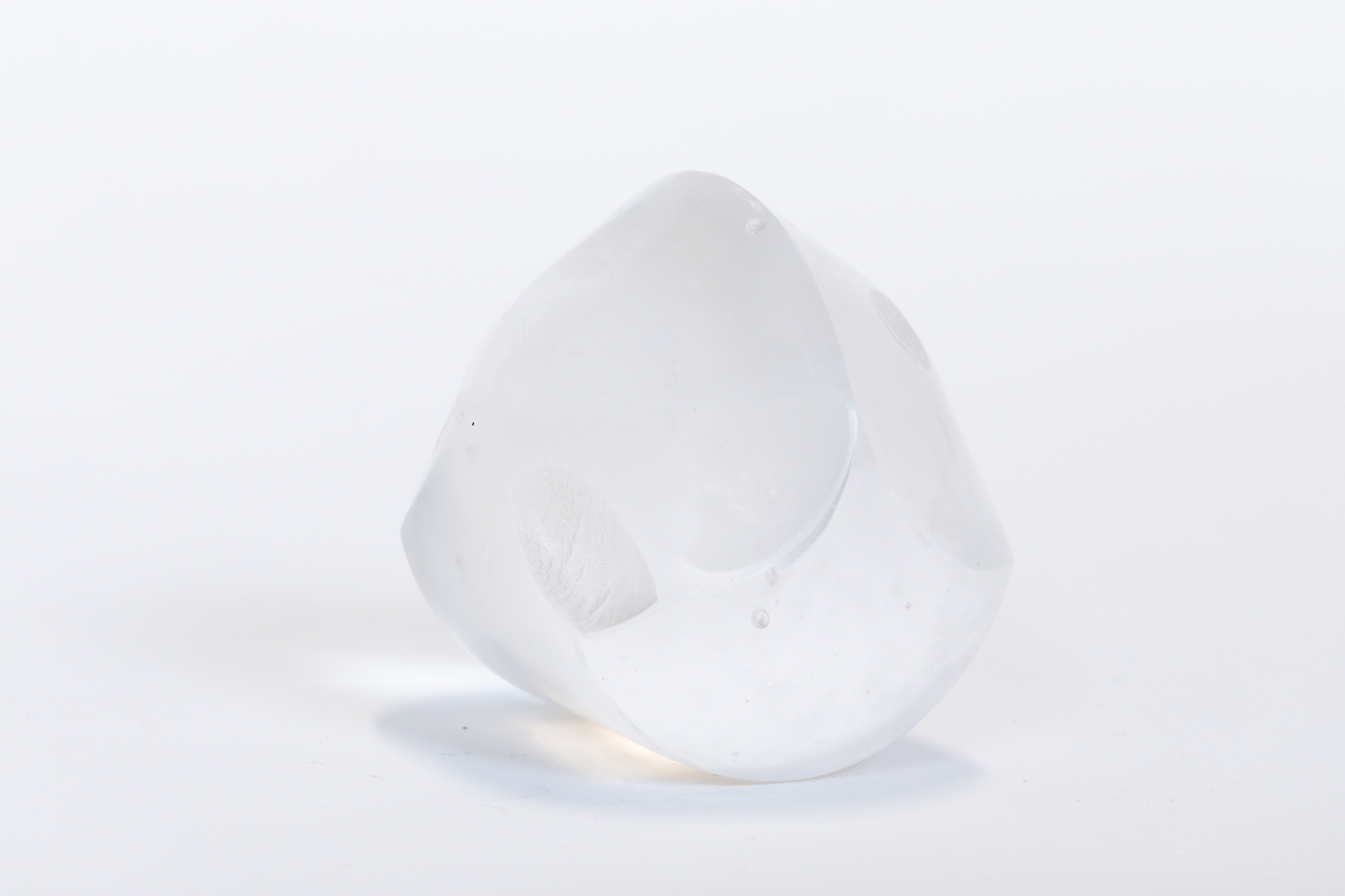 Gömböc, 2025, glass, ca 13 x 8 x 7 cm