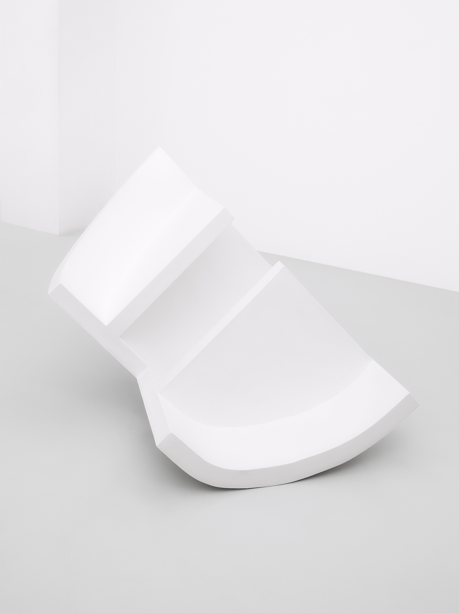 Therese Norgren, Thresholders (Module 1-5), 2026, Polystyrene, plywood, acrylic, spackling paste, marker pen, Photo: Julia Malmquist