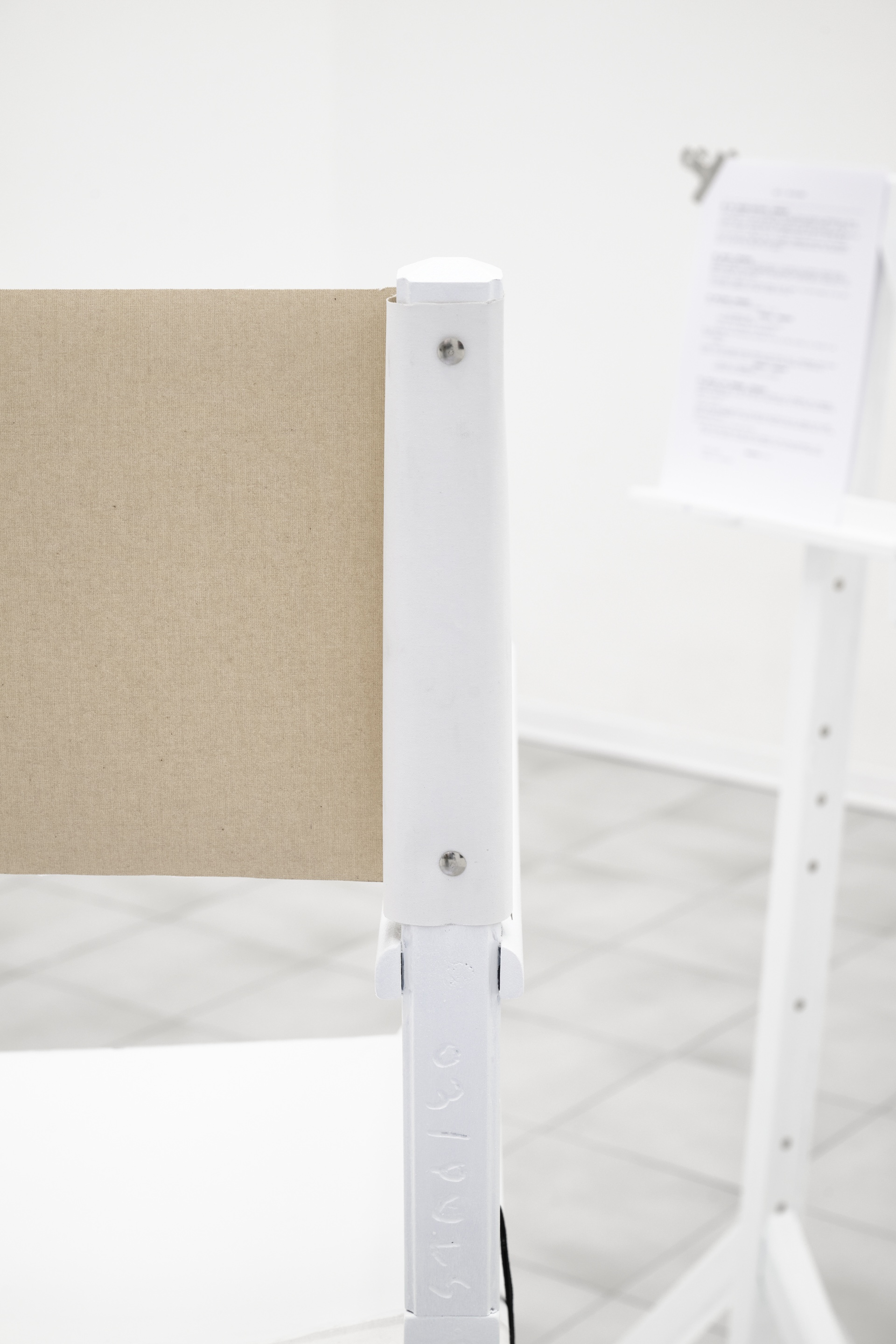 Bianca Milan, Performing Productions presents, 2026,  enamel, canvas and paper on wood, variable dimensions