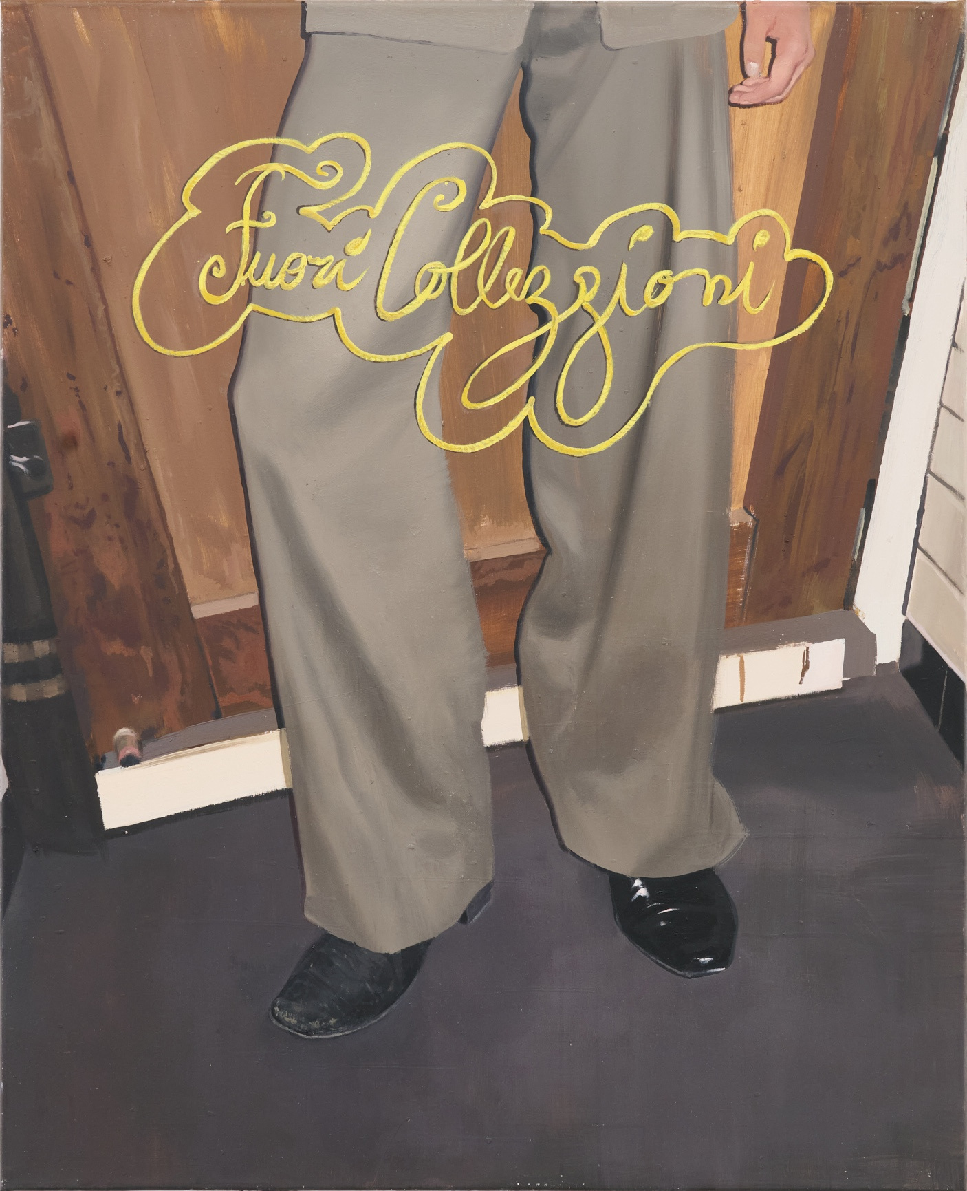 Josep Maynou, Fuori Collezzioni, 2026, oil on canvas, 100 x 81 cm