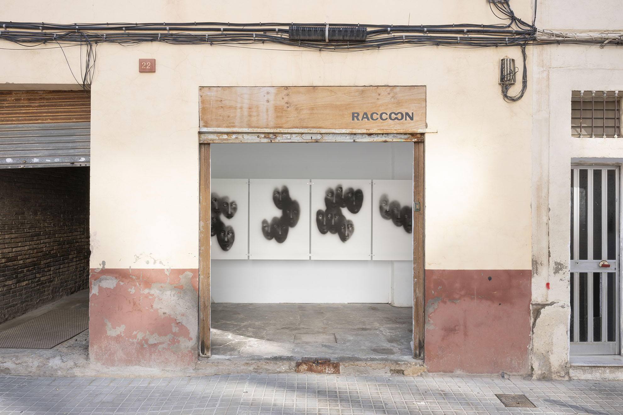 Nistagmo by Nadia Barkate, exhibition view at raccoon projects, Barcelona, 2026