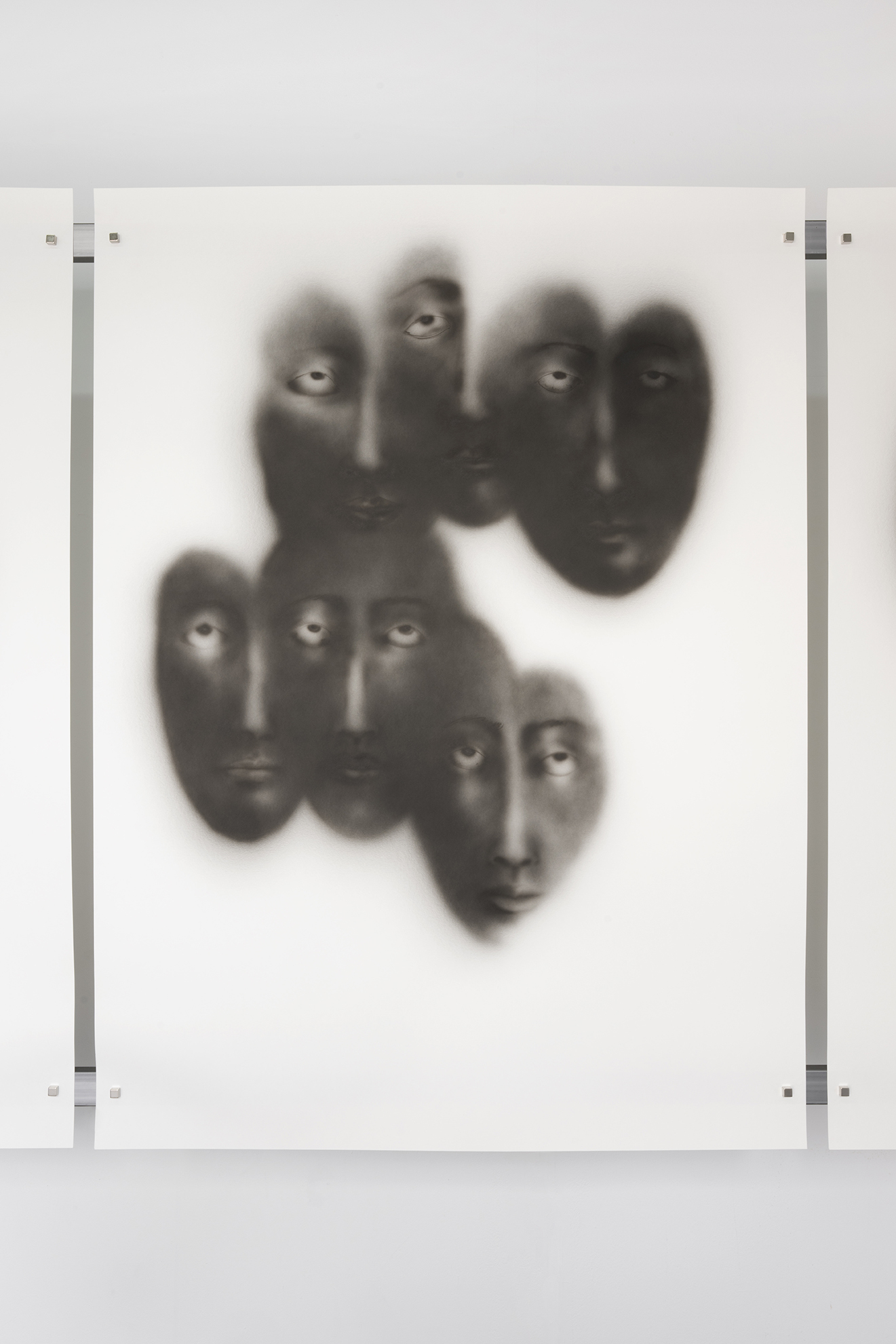 Nistagmo by Nadia Barkate, exhibition detail at raccoon projects, Barcelona, 2026