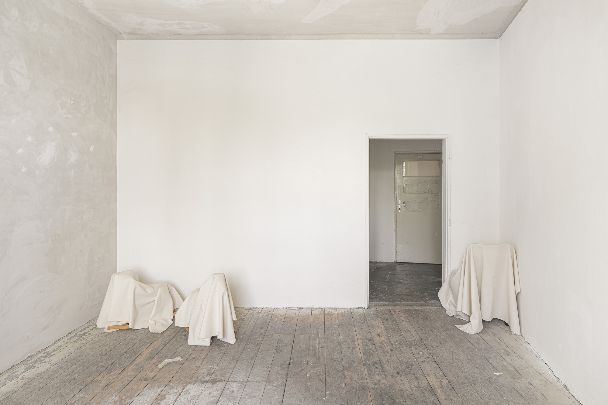 Installation view You can return, but no one will be there, Margarita Ivy & Bystrík Klčo , Cultural and Creative Center ARTA, 2026. Courtesy of artists. Credits: isonative.