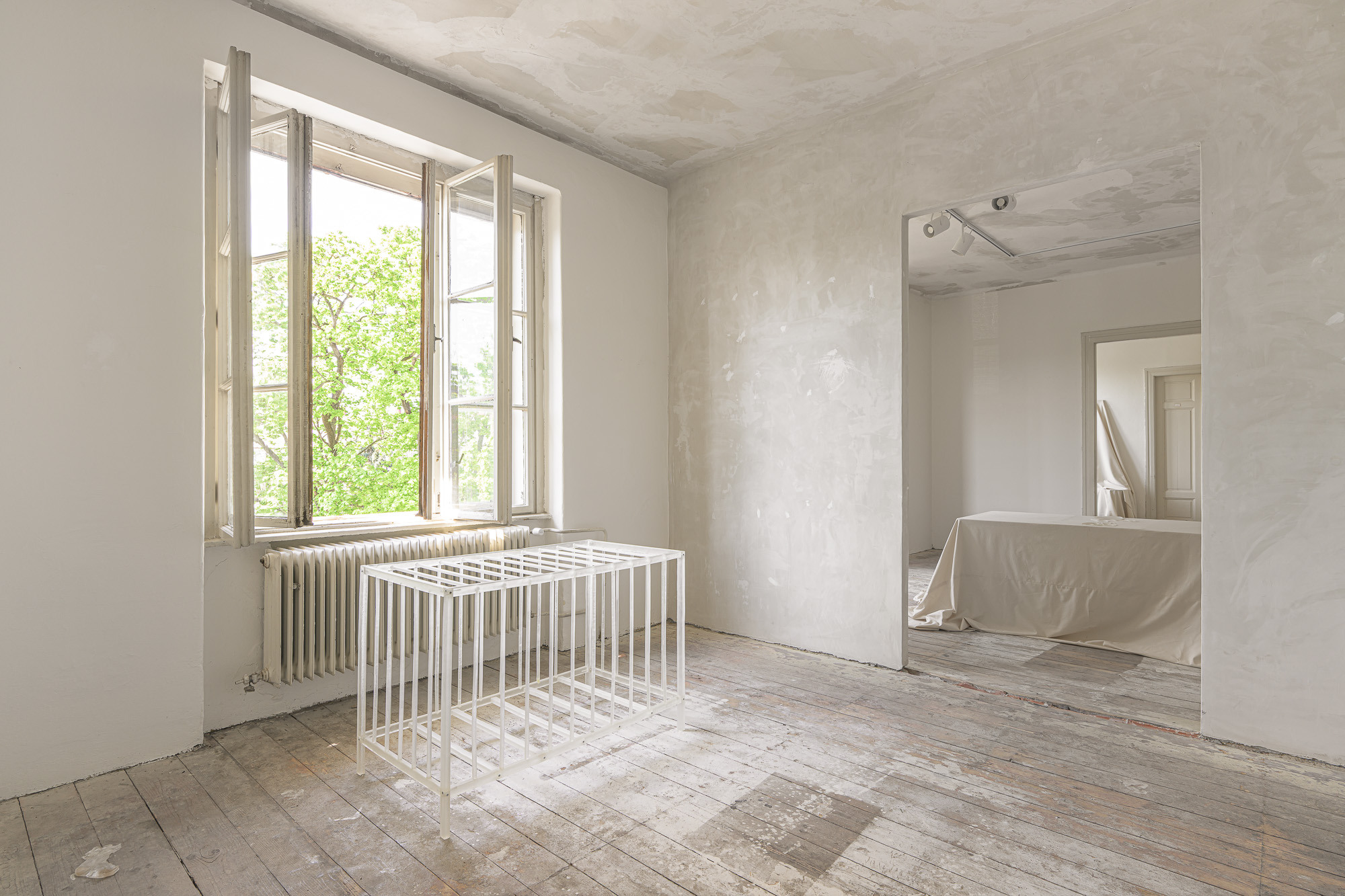 Installation view You can return, but no one will be there, Margarita Ivy & Bystrík Klčo , Cultural and Creative Center ARTA, 2026. Courtesy of artists. Credits: isonative.