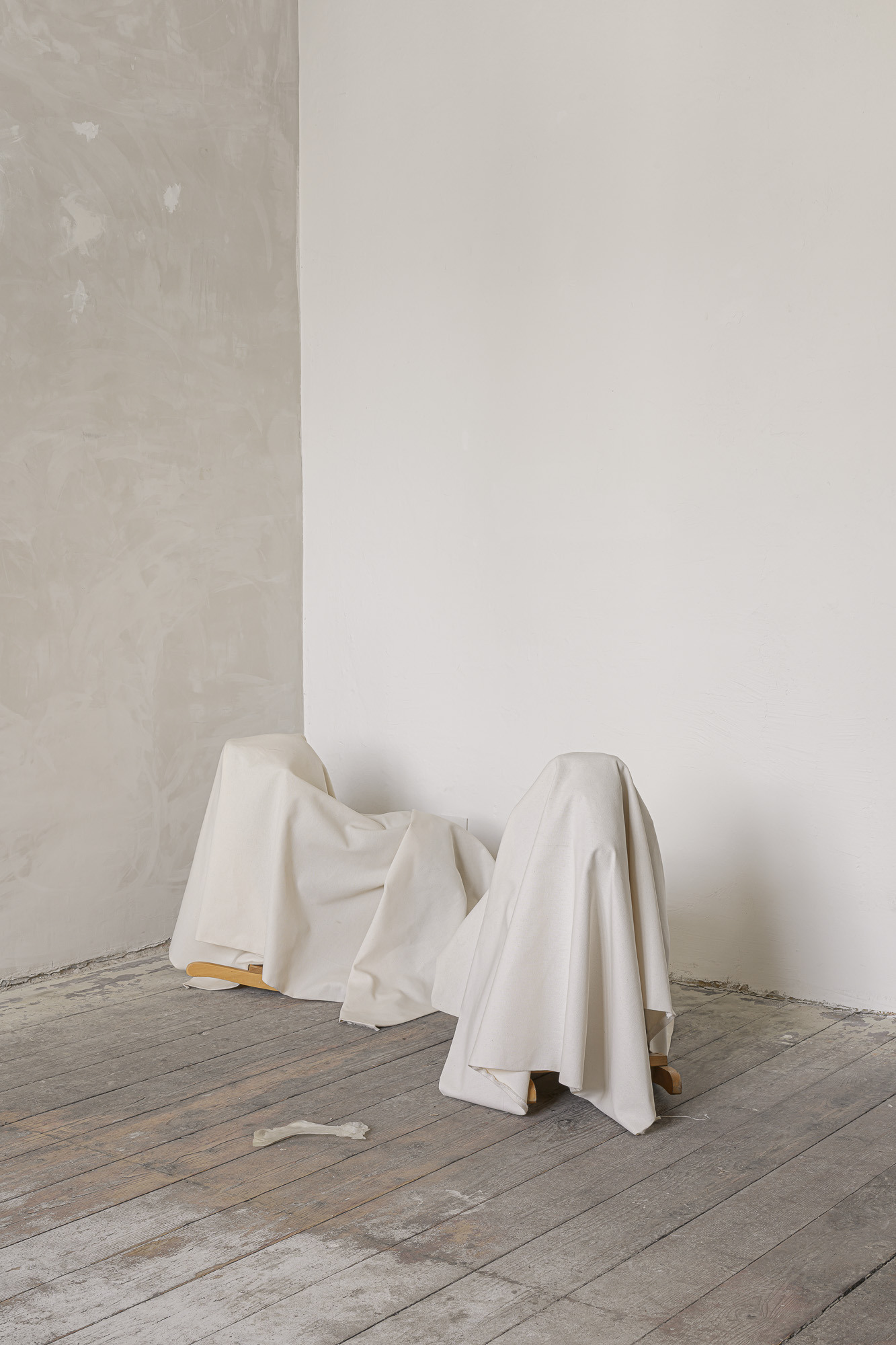 Installation view You can return, but no one will be there, Margarita Ivy & Bystrík Klčo , Cultural and Creative Center ARTA, 2026. Courtesy of artists. Credits: isonative.