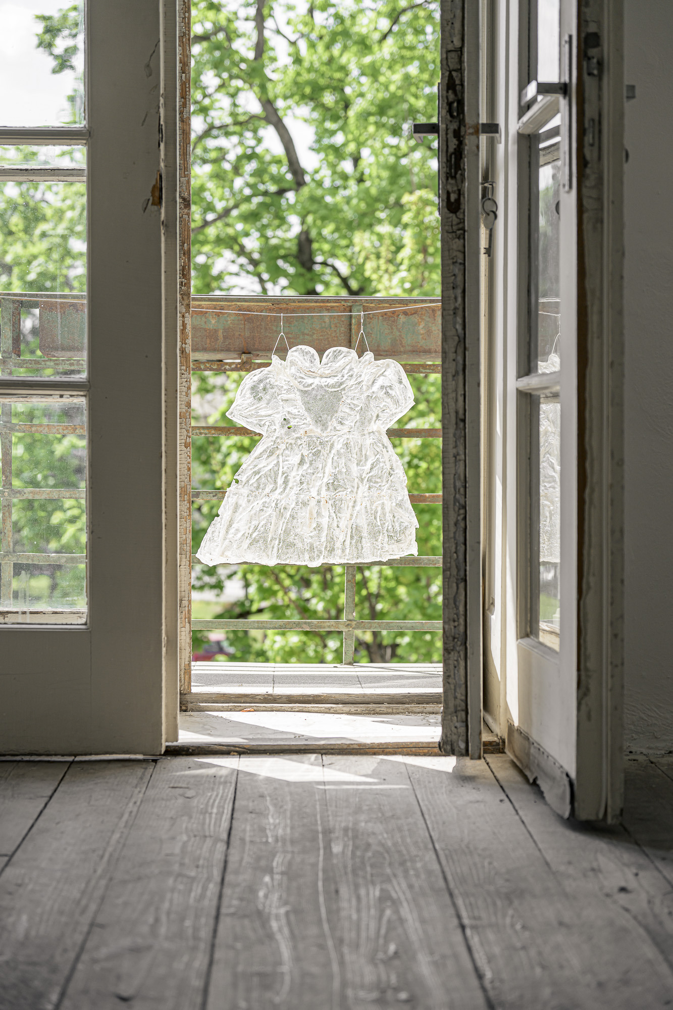 Installation view You can return, but no one will be there, Margarita Ivy & Bystrík Klčo , Cultural and Creative Center ARTA, 2026. Courtesy of artists. Credits: isonative.