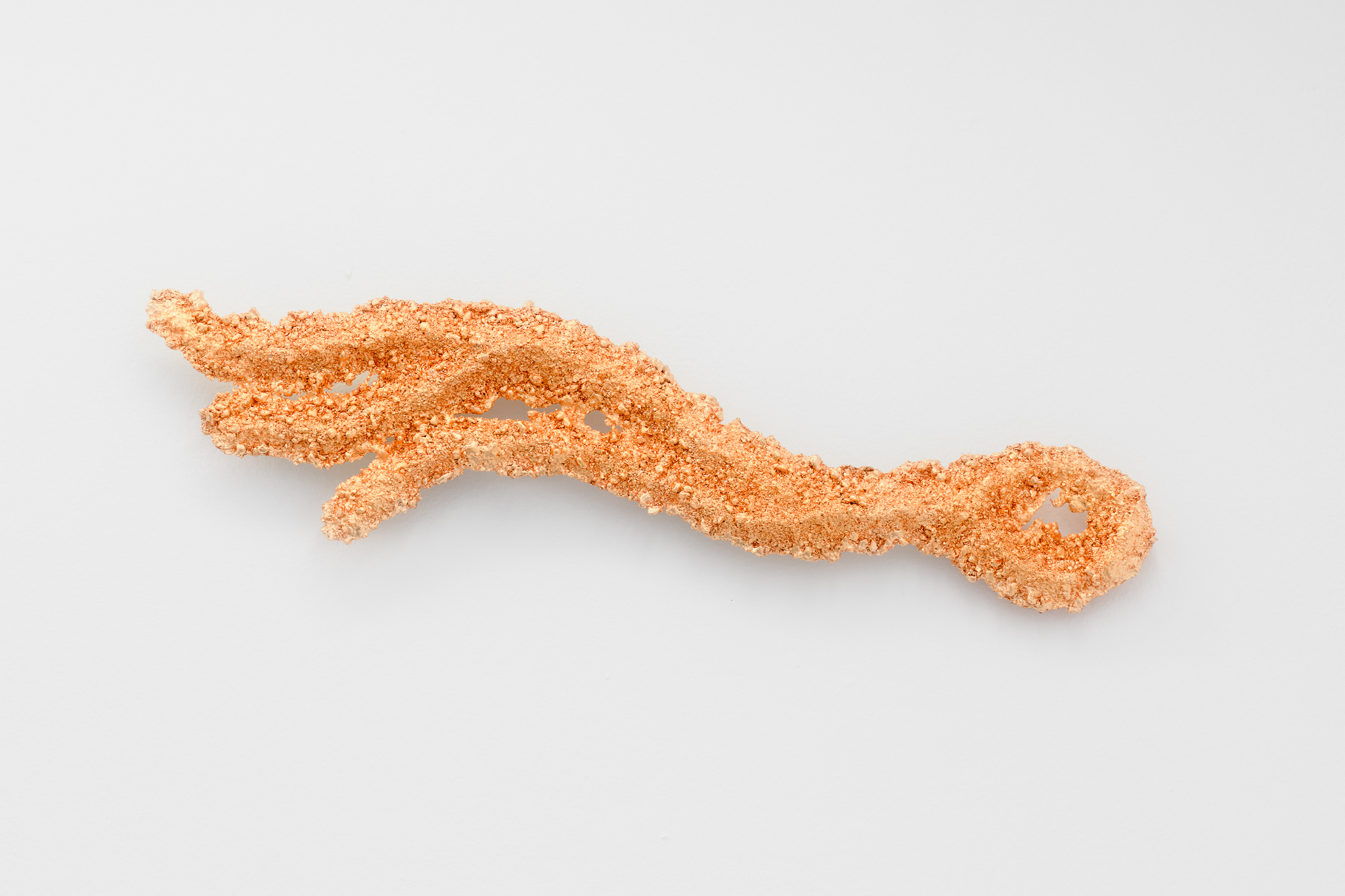 Kasper Lecnim, Irmina Rusicka, 'Gossamer', 2026, copper, rubble, plaster, epoxy resin, glutin glue, variable dimensions