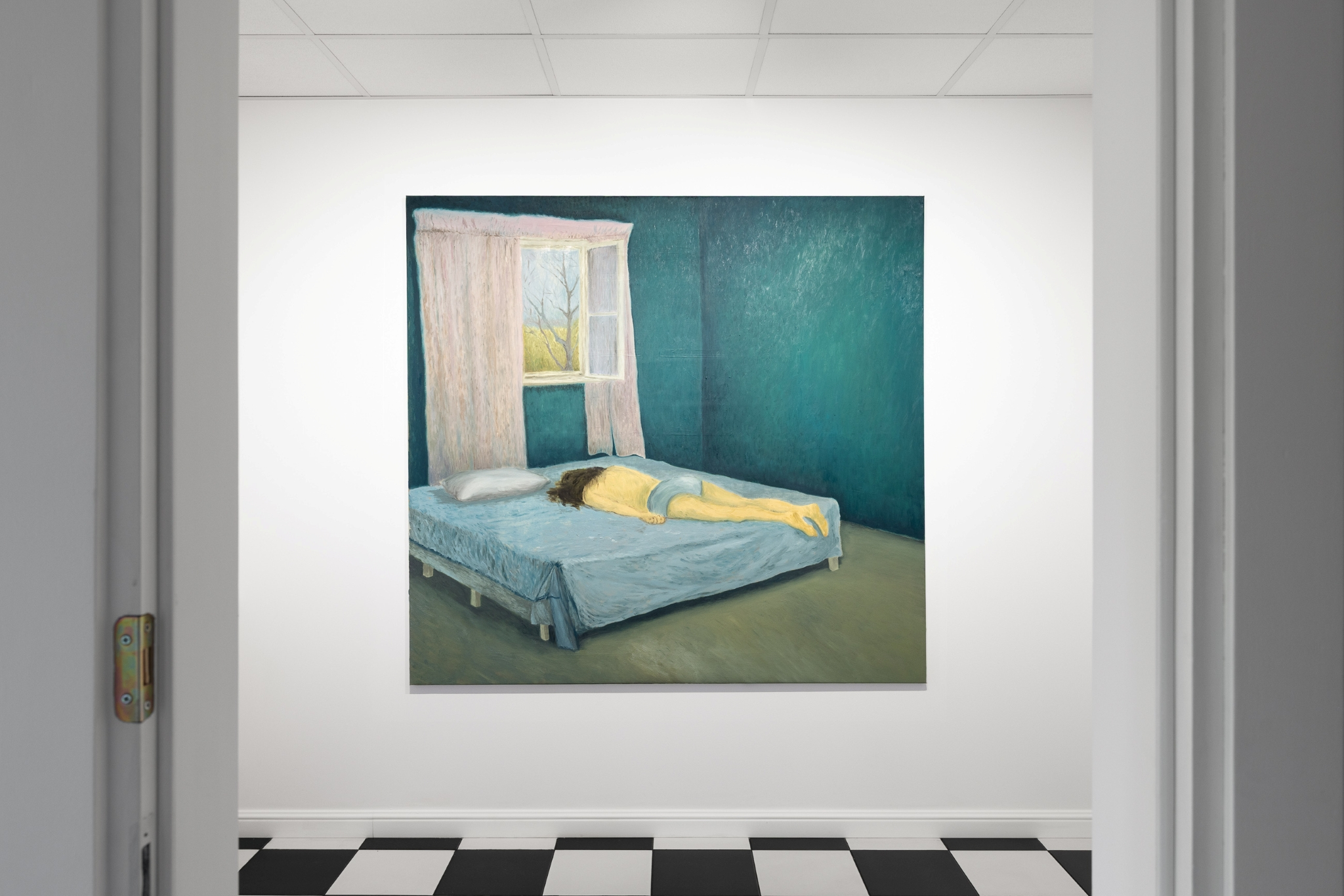 Jakub Czyż, „Resistance”, 2026, oil on canvas, 160 x 150 cm