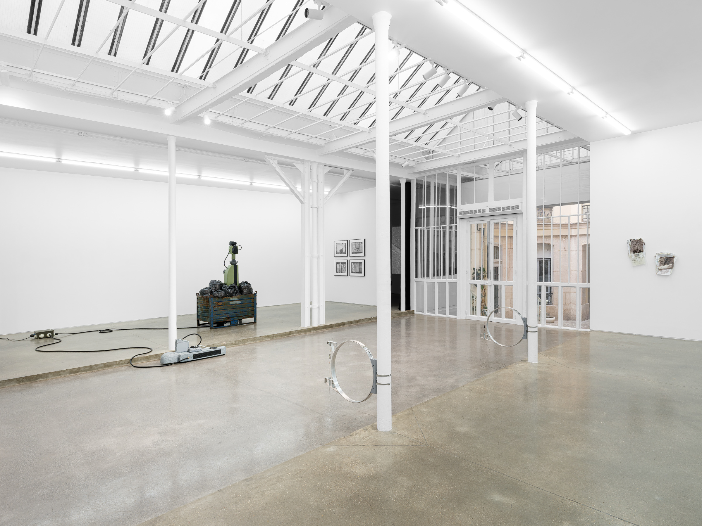 "As the veneer of democracy starts to fade", curator Clément Caballero, with Emmanuel Beguinot, Nikita Gale, Keta Gavasheli, Brett Ginsburg, Gordon Matta-Clark, Erwan Sene, Leyla Yenirce, Derouillon, 2026  Courtesy of the artists and Derouillon Paris
