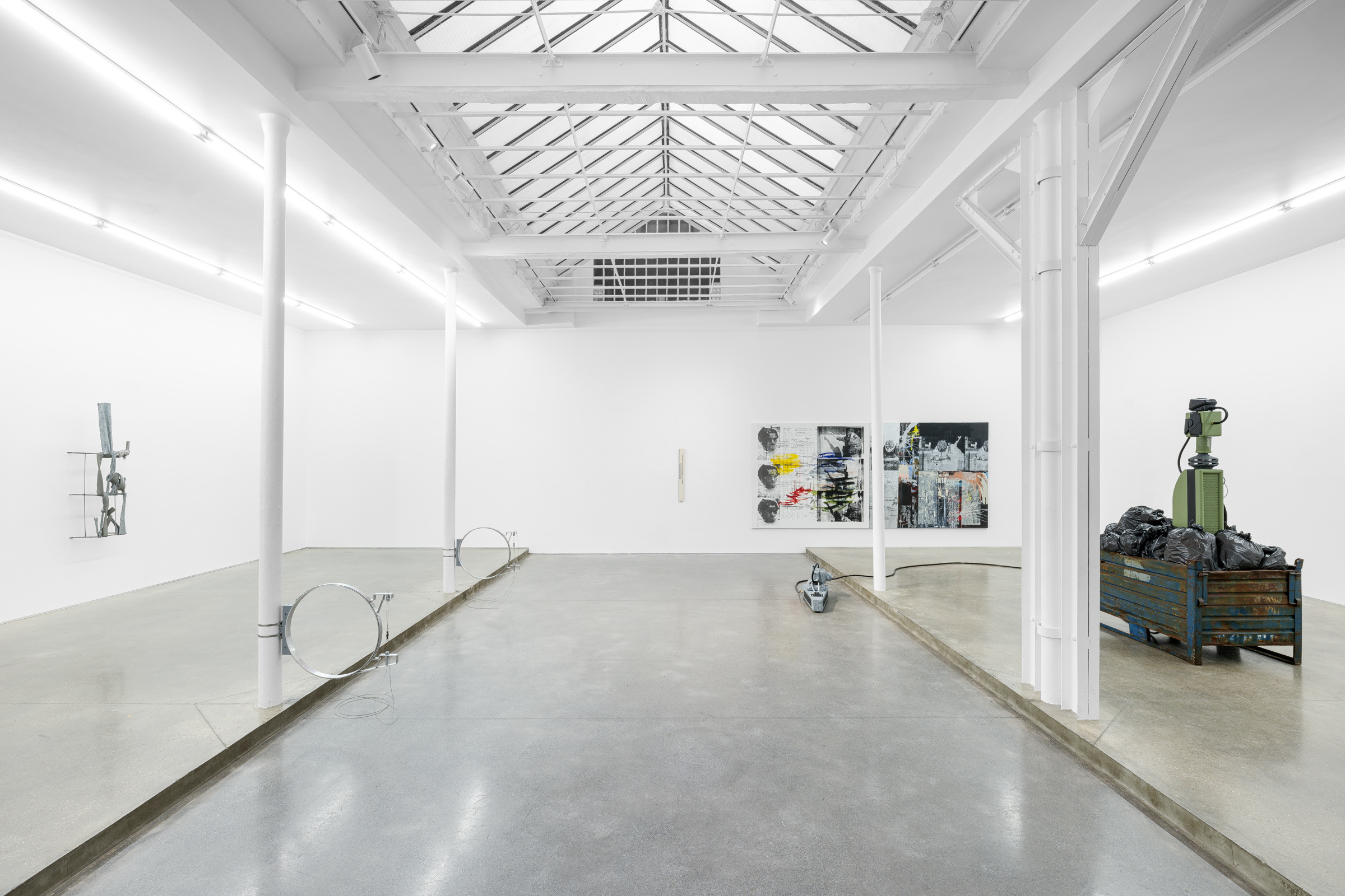 "As the veneer of democracy starts to fade", curator Clément Caballero, with Emmanuel Beguinot, Nikita Gale, Keta Gavasheli, Brett Ginsburg, Gordon Matta-Clark, Erwan Sene, Leyla Yenirce, Derouillon, 2026  Courtesy of the artists and Derouillon Paris