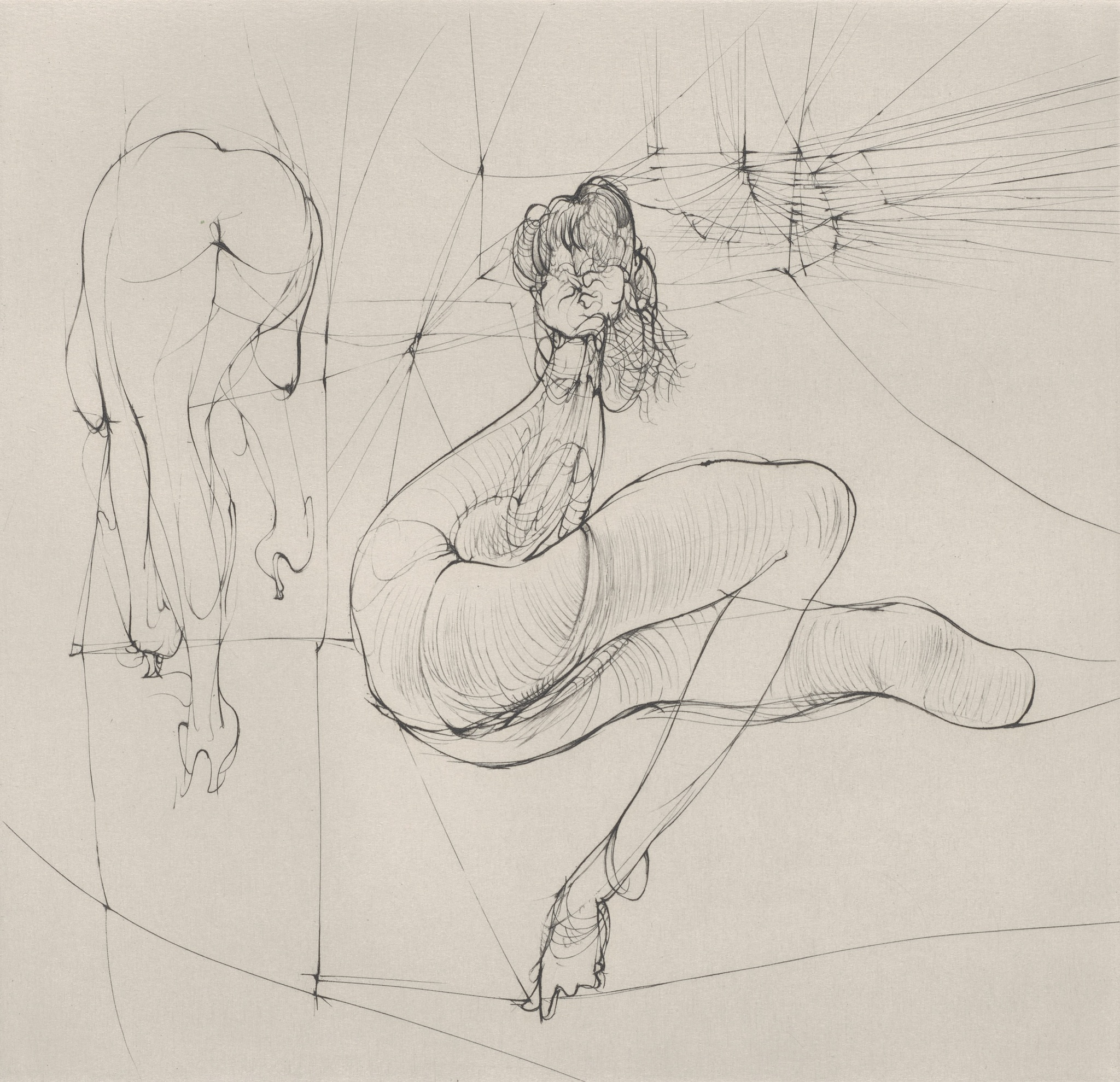 Hans Bellmer, Female Intimacy (from the series Understanding Sexualities/Unterweisung der Sexualität), 1971 / courtesy of the artist and Borowik Foundation
