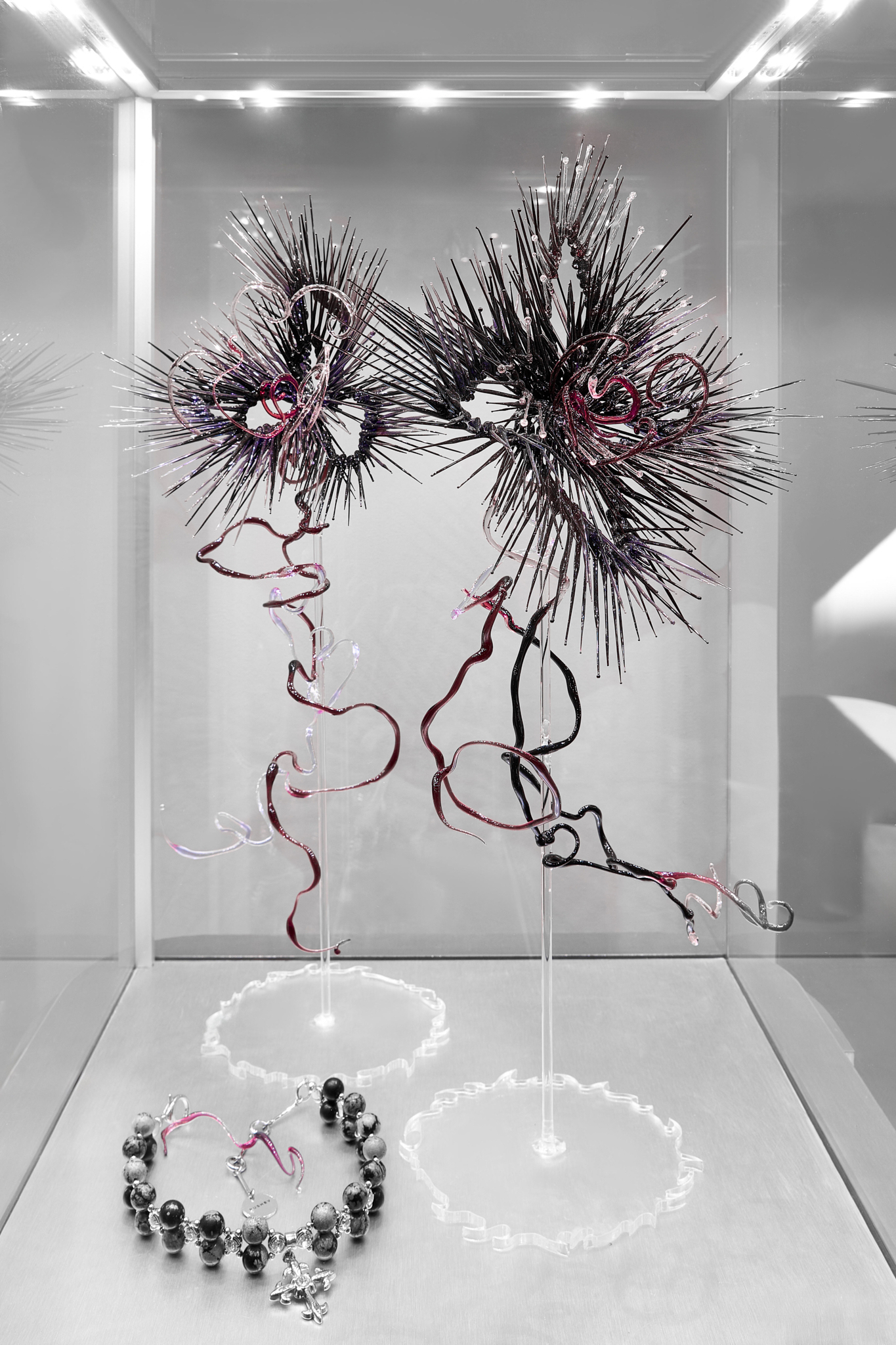 Daria Arbuzova, Sometimes poison is a cure, too series, 2025, glass