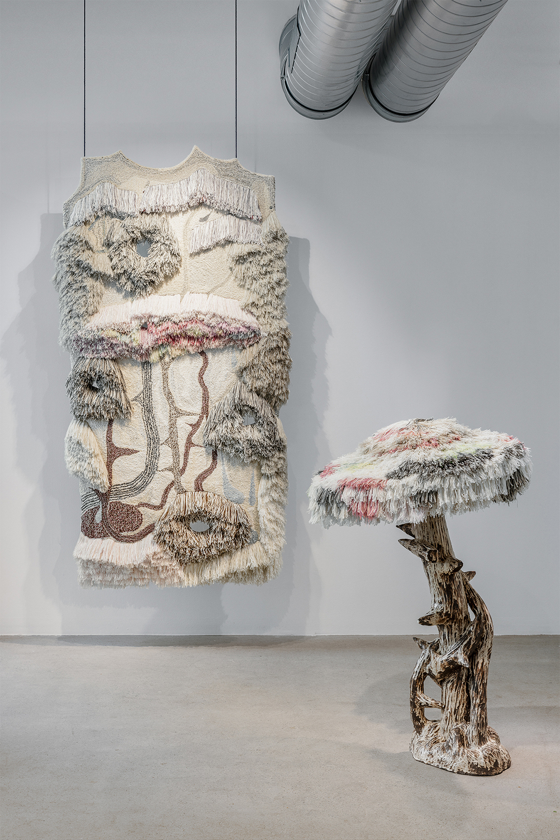 Installation view, Beautiful Pulsating Web, Eva Kahan Space, Vienna, 2026