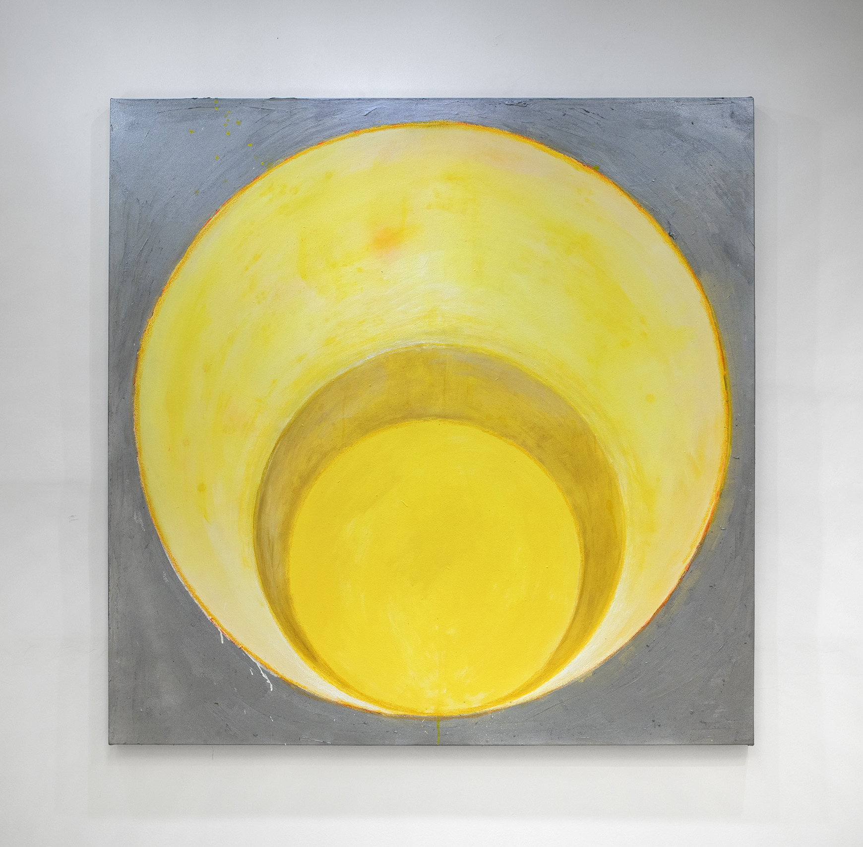 OSCAR TUAZON Solar Circle, 2026 Acrylic and Enamel on canvas 126 x 126 cm 49.6 x 49.6 in