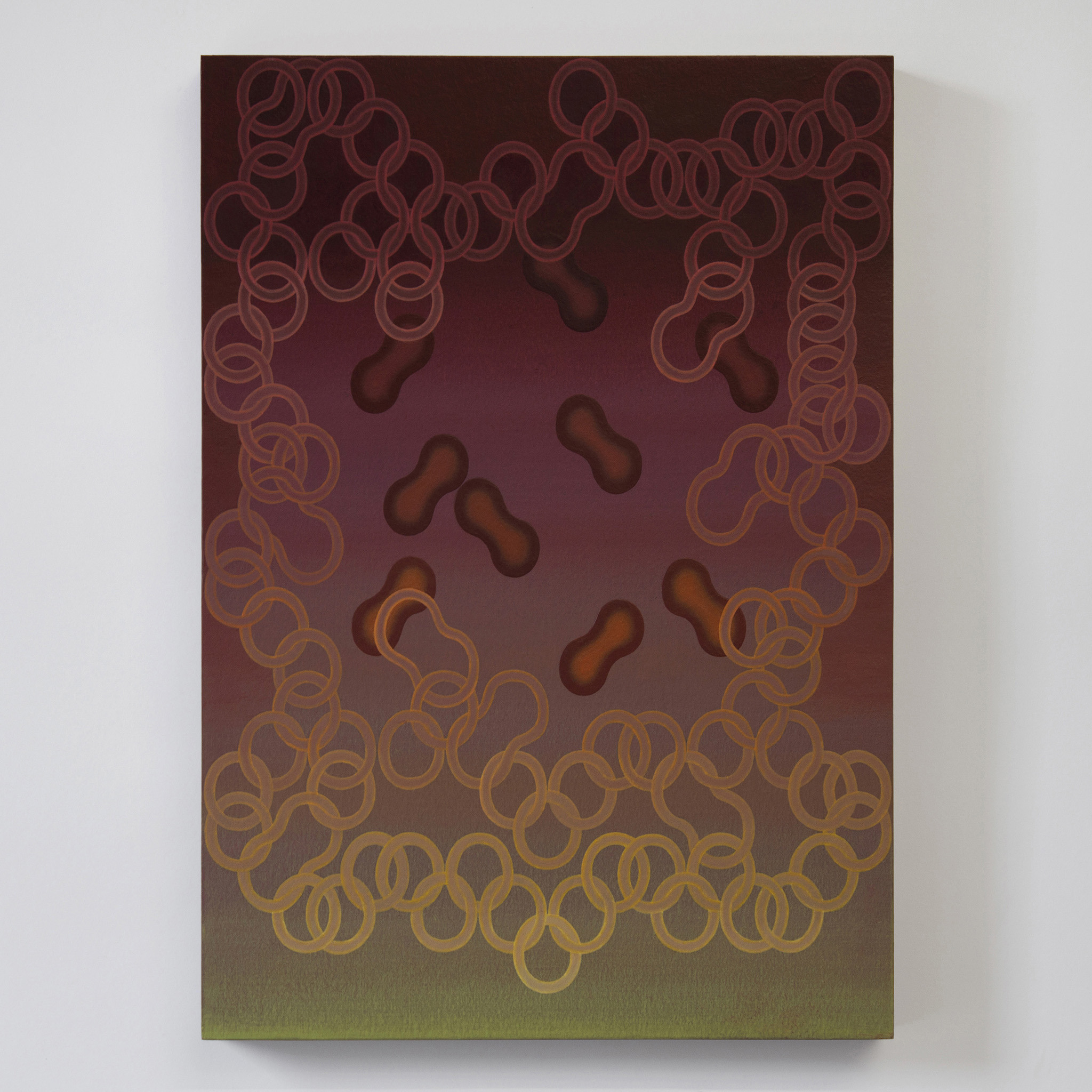 Jinyong Park, Winter Solstice, 2025, Acrylic on paper and wooden panel, 29.7 x 21 cm