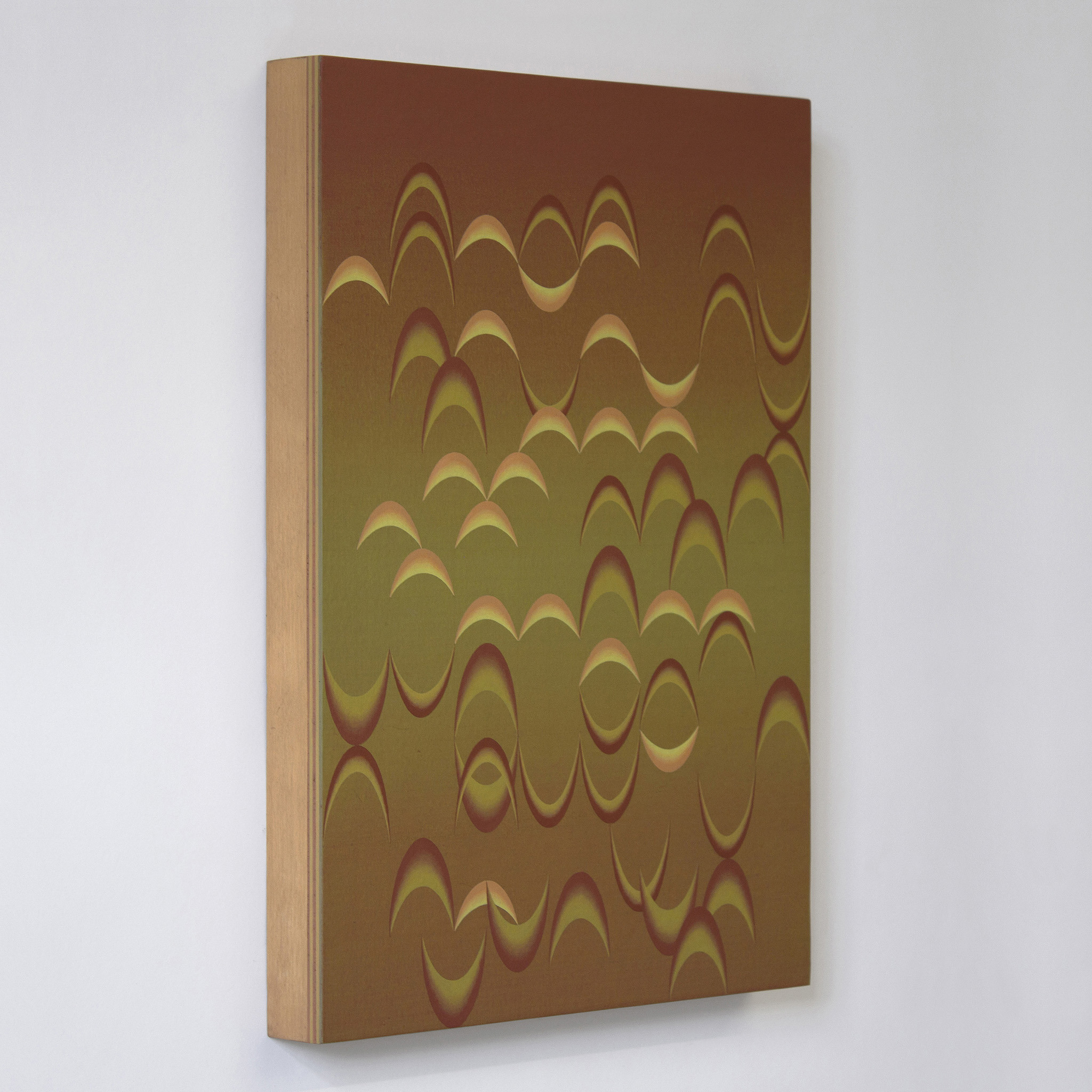 Jinyong Park, Prayer, 2026, Acrylic on paper and wooden panel, 29.7 x 21 cm