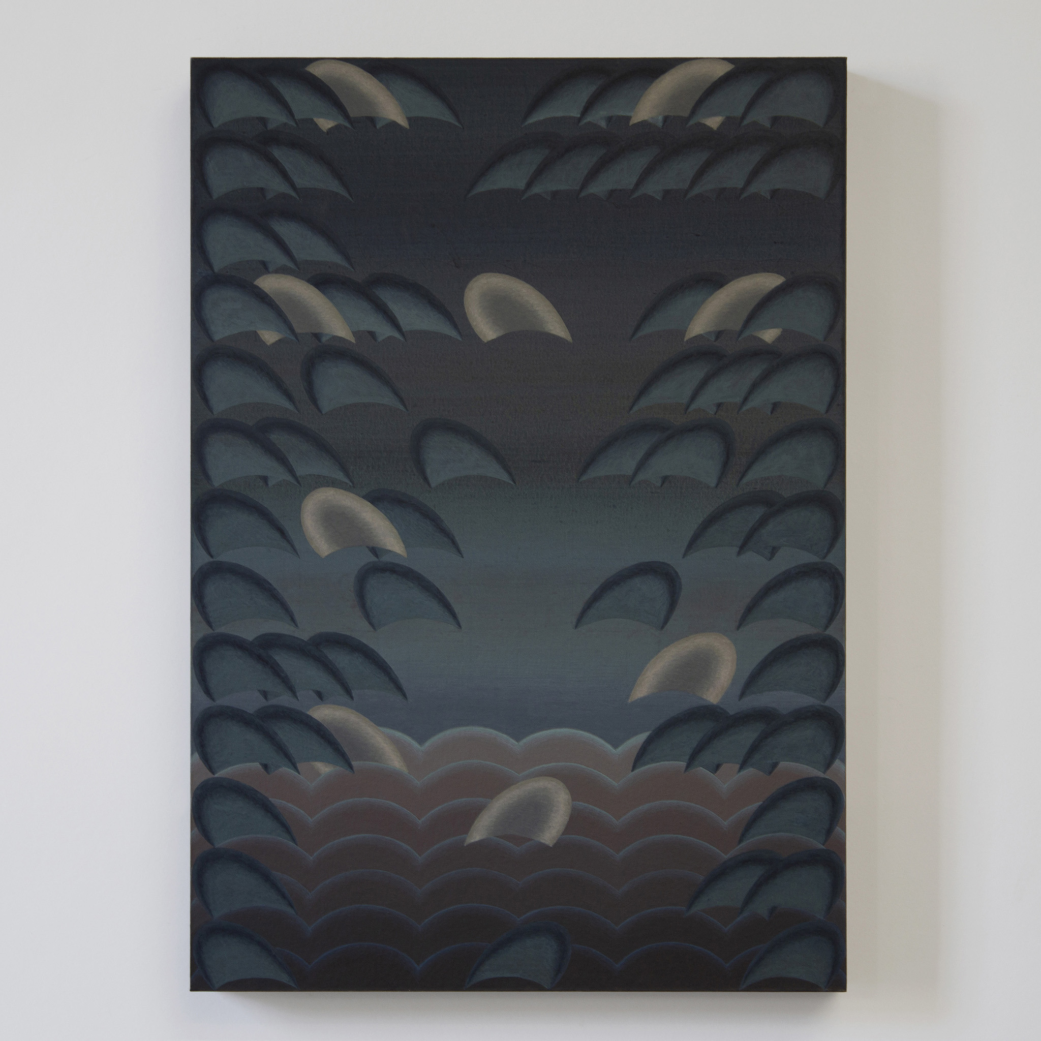Jinyong Park, Obliviate, 2024-26, Acrylic on paper and wooden panel, 29.7 x 21 cm