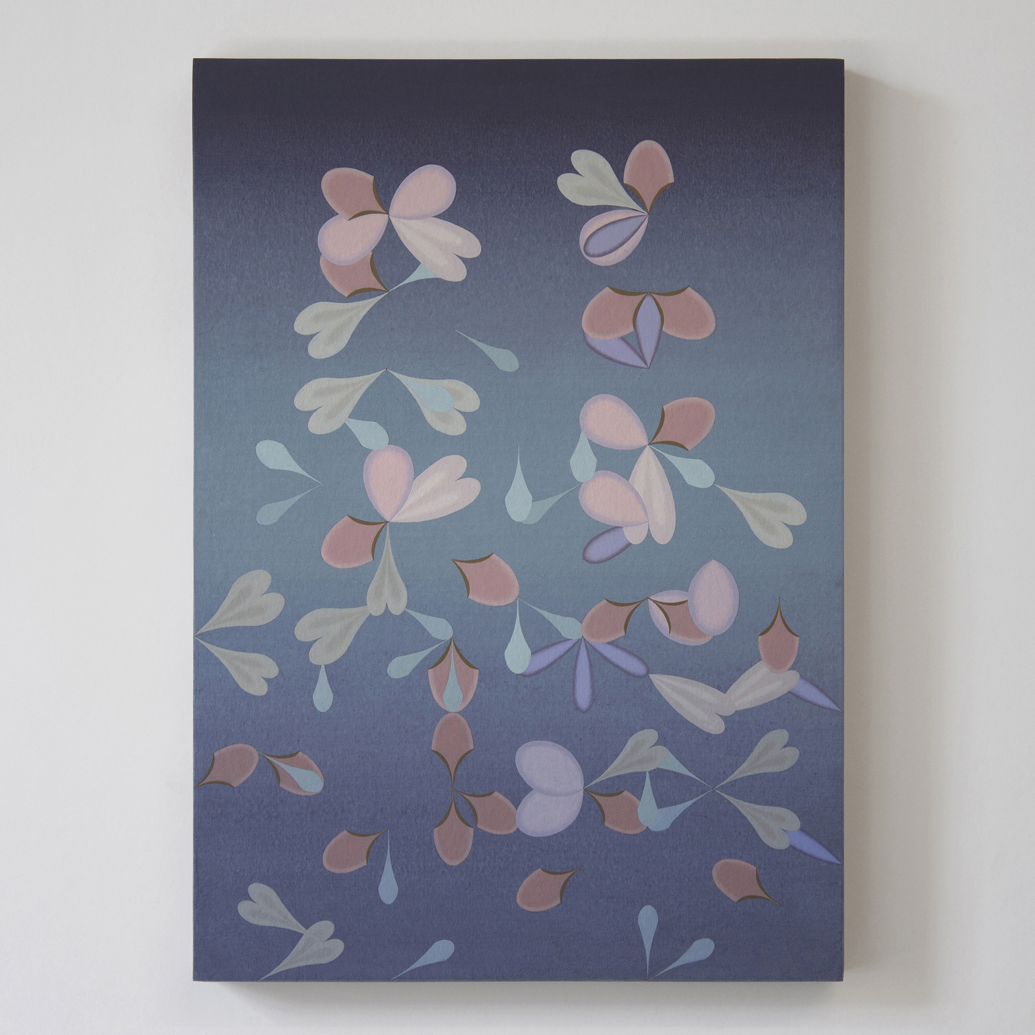 Jinyong Park, Happy Tacks, 2026, Acrylic on paper and wooden panel, 29.7 x 21 cm