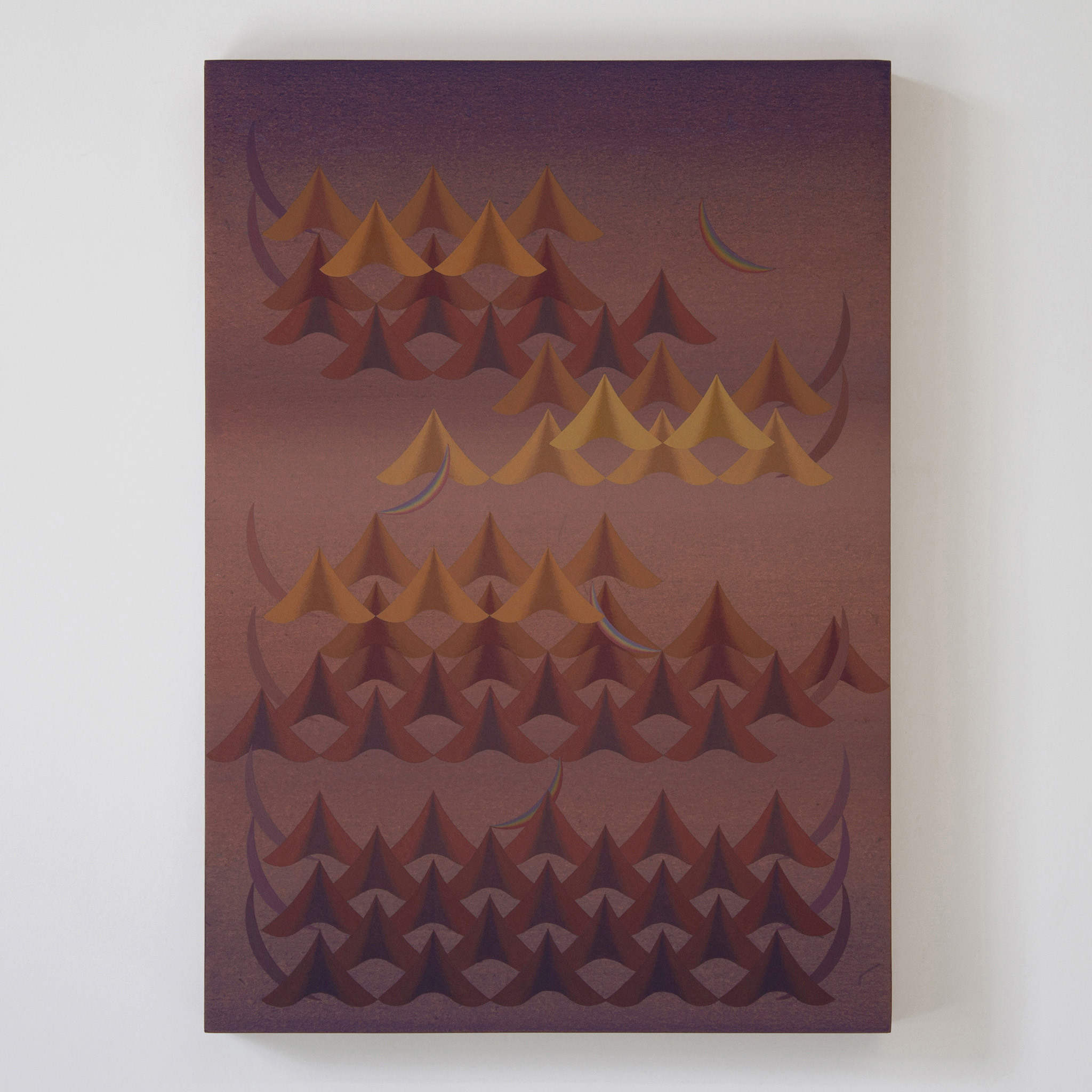 Jinyong Park, Gimmick, 2026, Acrylic on paper and wooden panel, 29.7 x 21 cm