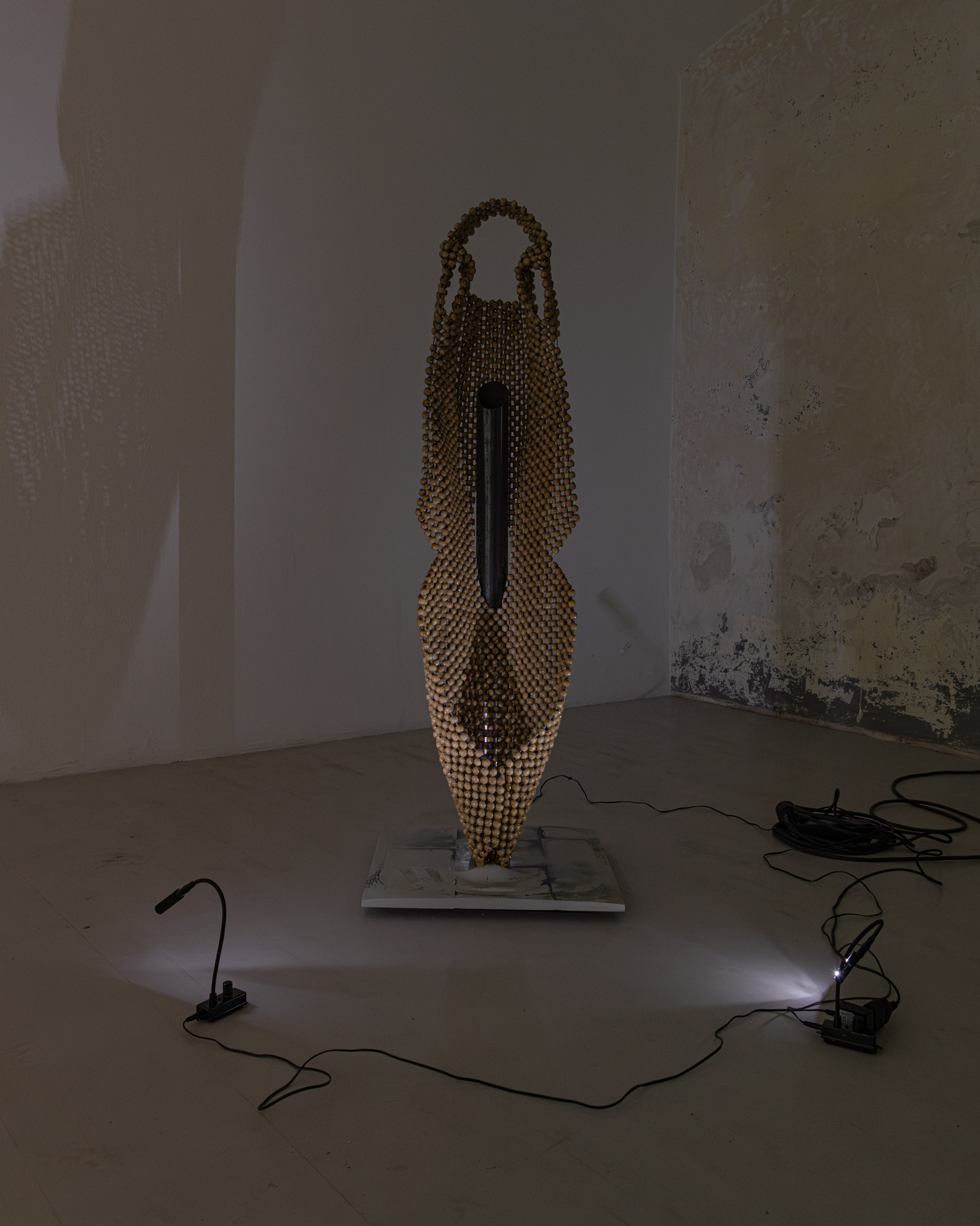 René Stiegler, The best part of pretend is the end, Wood, Epoxy, Steel, PLA, Varnish, Concrete, 2026