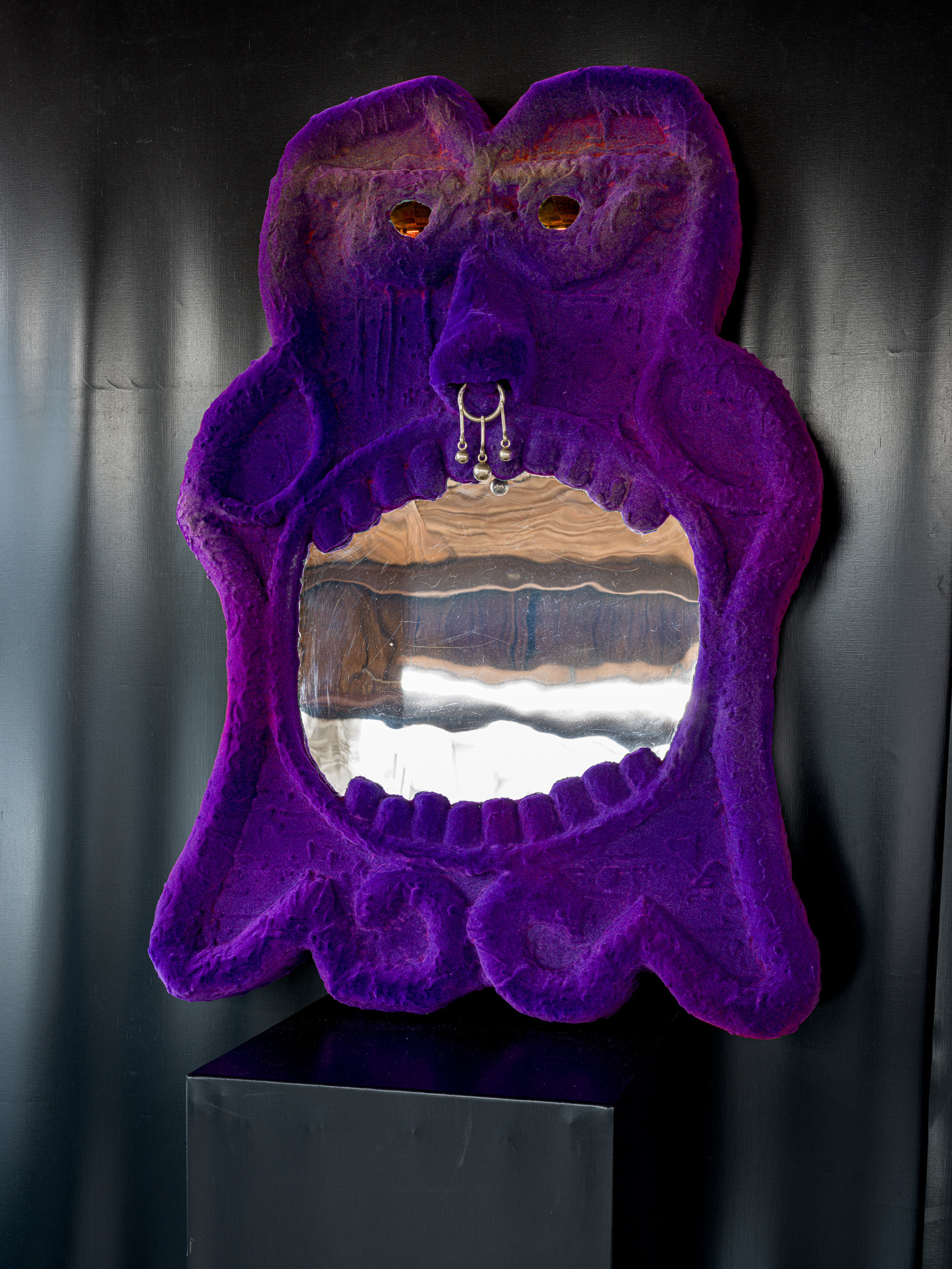 Tina Kohlmann, Precognition, 2023, polystyrole, metal, styrofoam, acrylic, flocking, 60 x 85 x 23cm