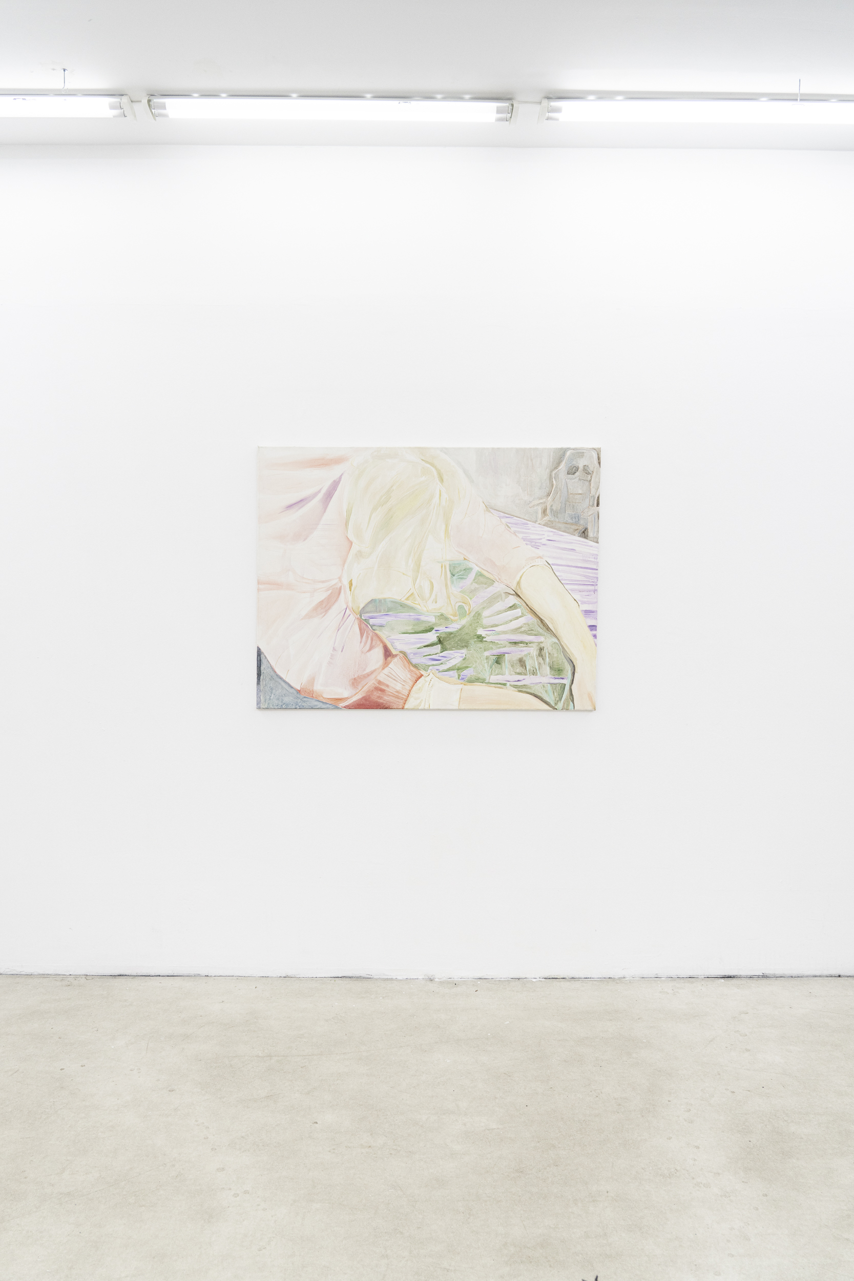 Michał Iwański, Loser, 2025, oil on canvas, 100x130cm