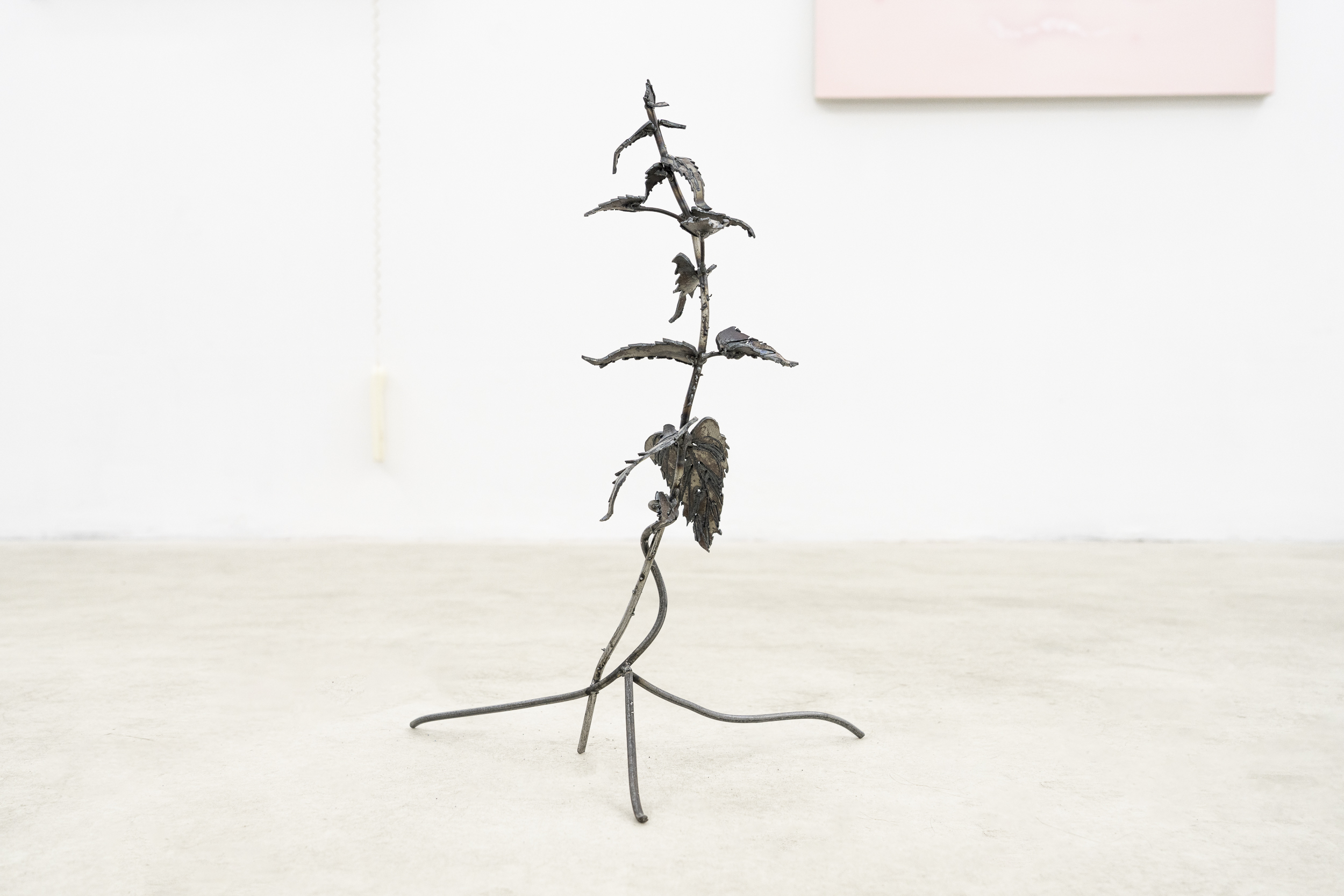 Aleksandra Olszar , The nettle cycle, 2022, steel, 51x30x34cm