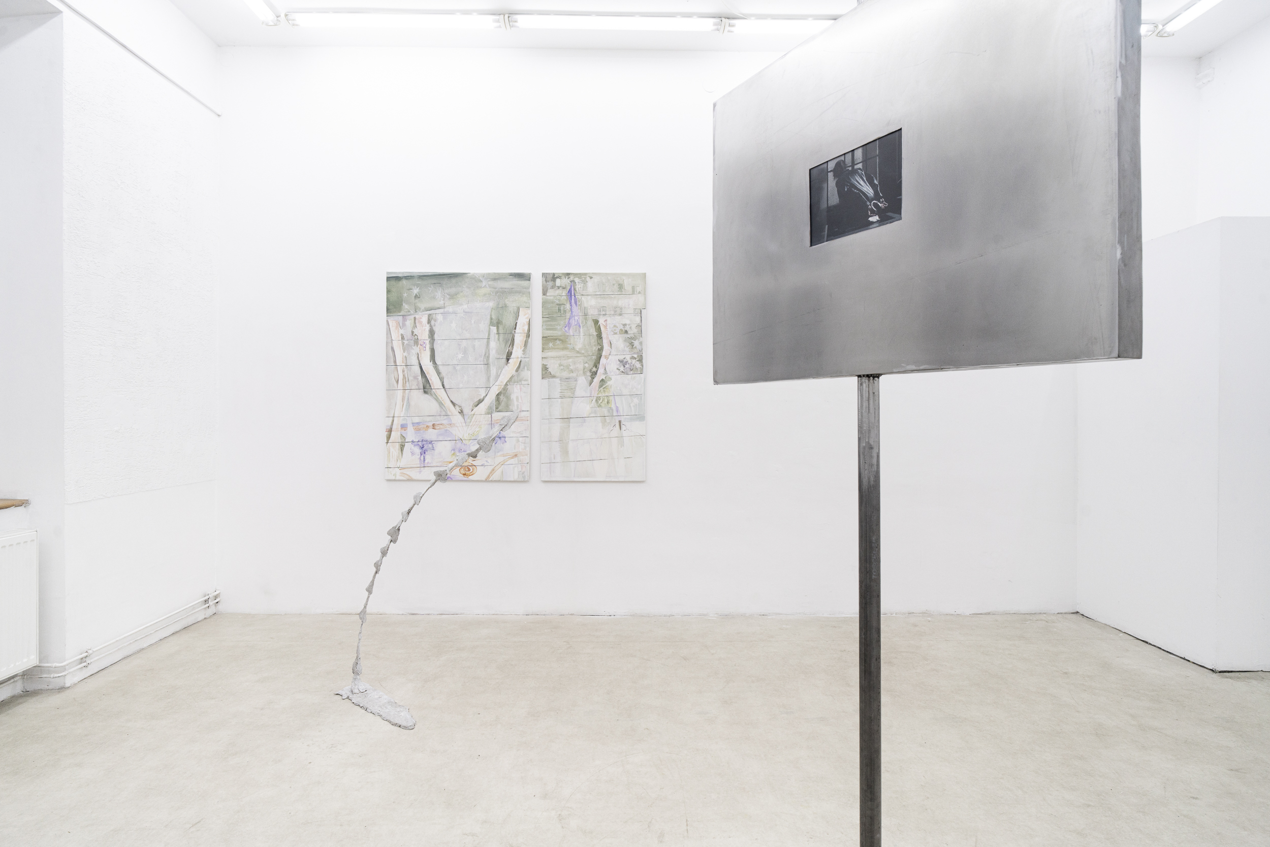 exhibition view, The Shape of a Scar