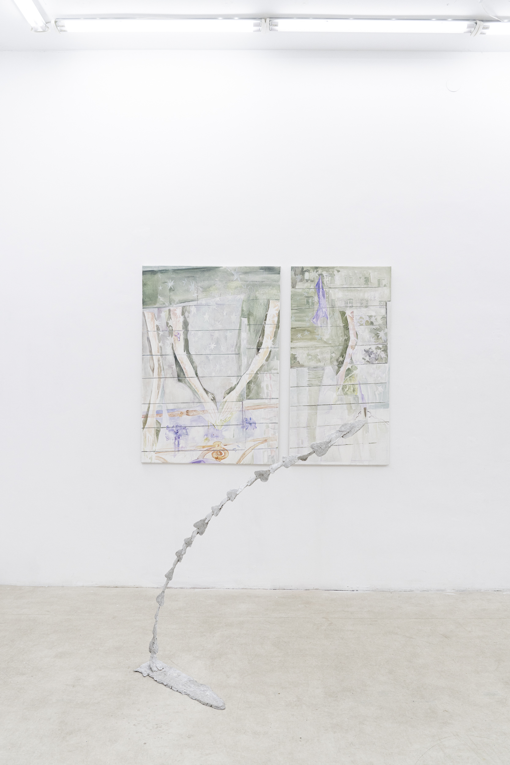 exhibition view, The Shape of a Scar