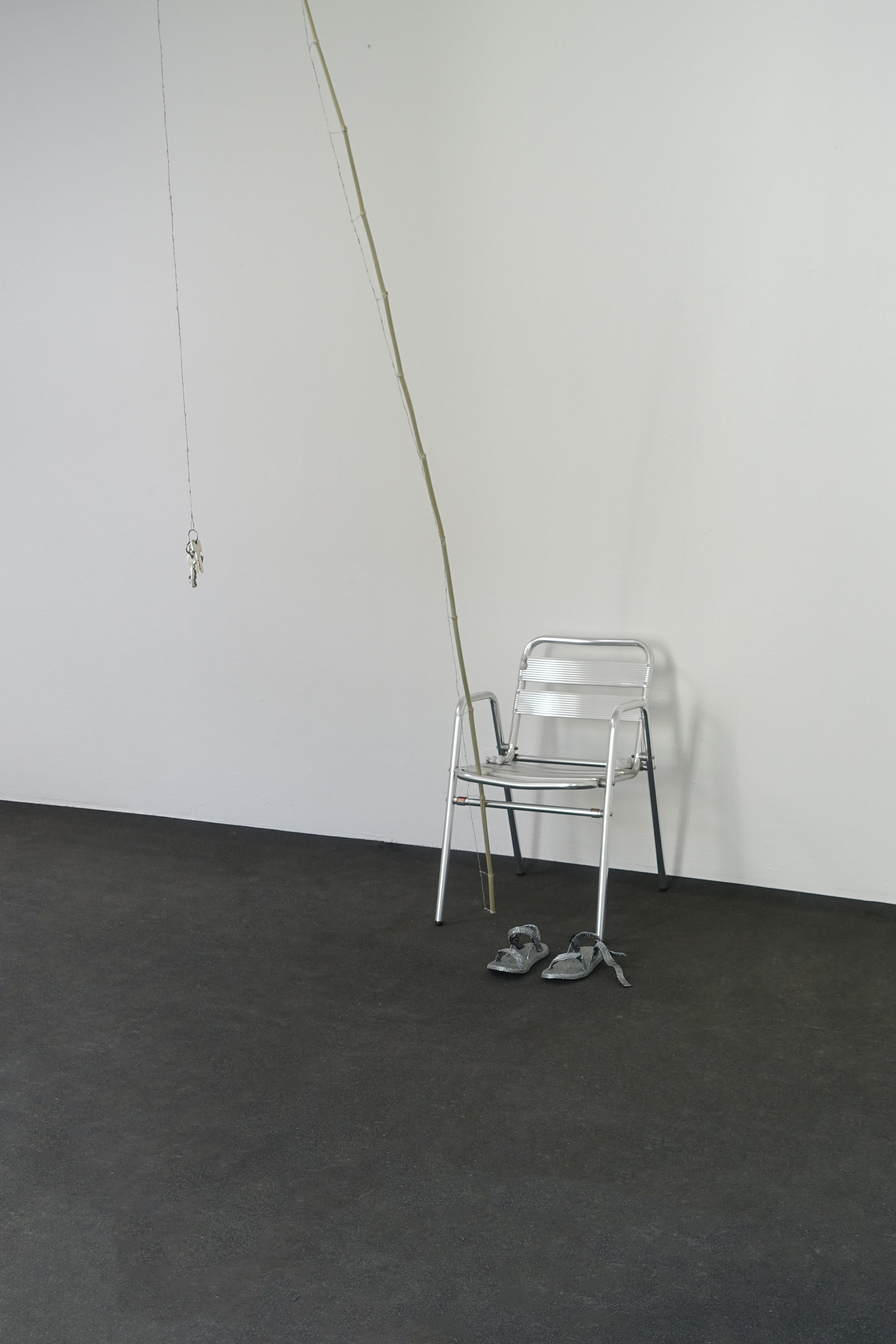 Installation view Nachwärme - Maxine Weiss, Apartment der Kunst, Munich, 2026
