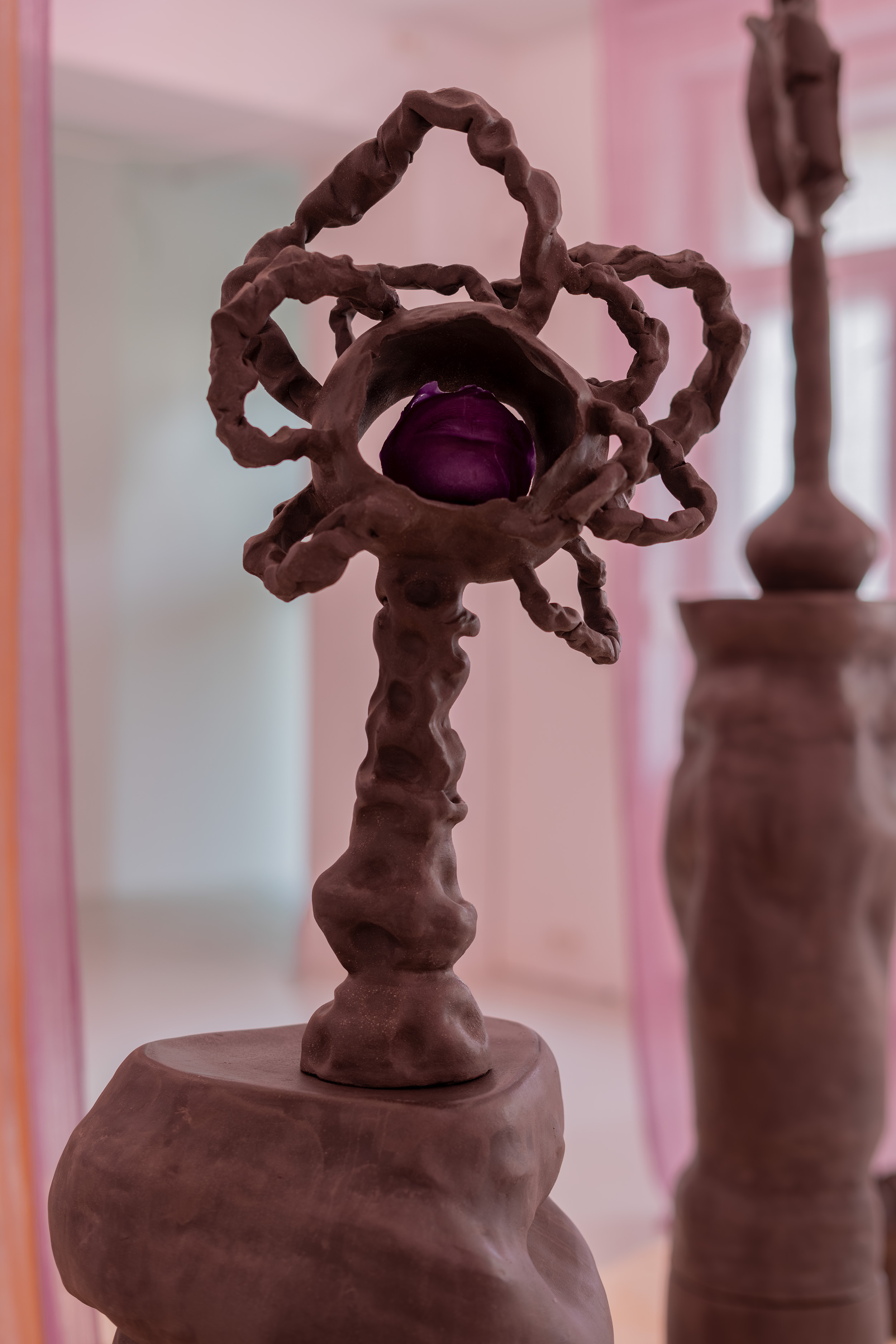 Exhibition view, Maja ∀. Ngom, Voicerals, ©galeria skala.
