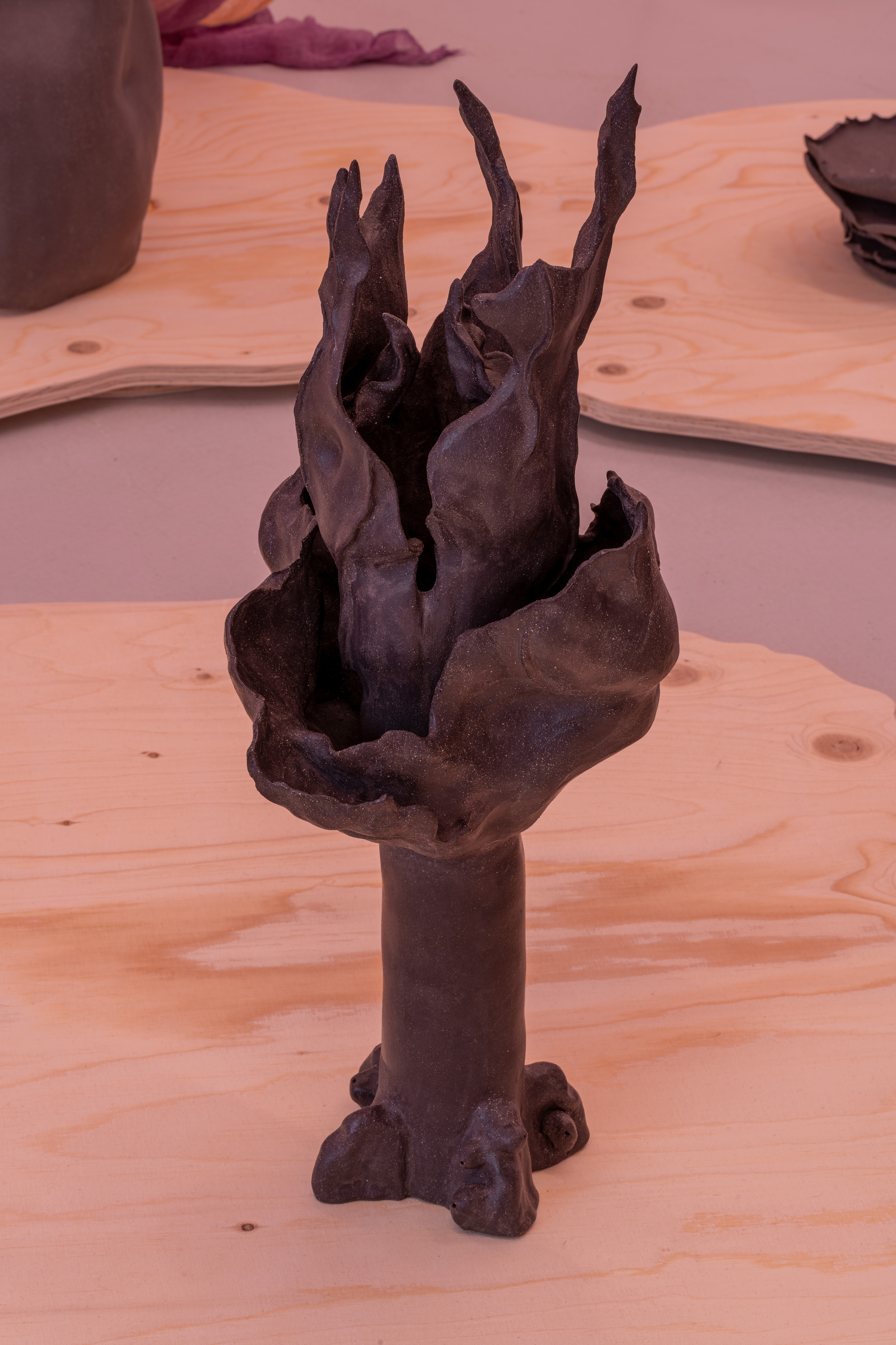 Exhibition view, Maja ∀. Ngom, Voicerals, ©galeria skala.