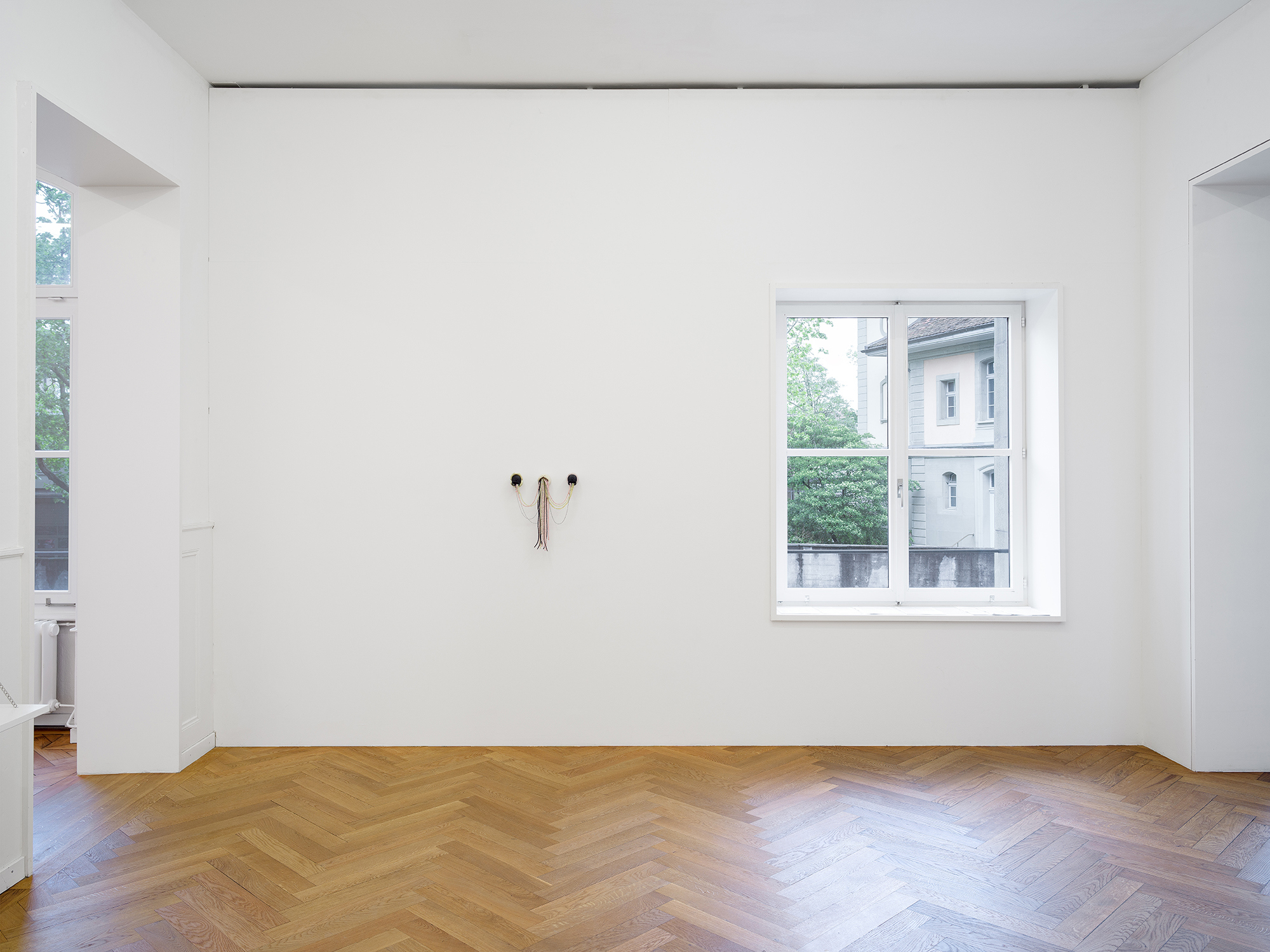 Sonnendeck, Rosengarten WC Welle-7, installation view Stadtgalerie Bern, 2026. Photo: Cedric Mussano