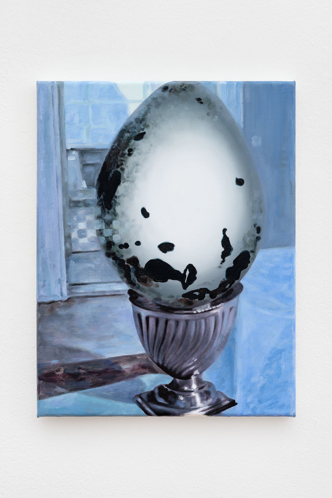 Li Jun, Daily Specimen, 2026. Oil on canvas 36 x 28 cm. Courtesy of the artist and Zeller van Almsick, photo: Simon Veres, 2026