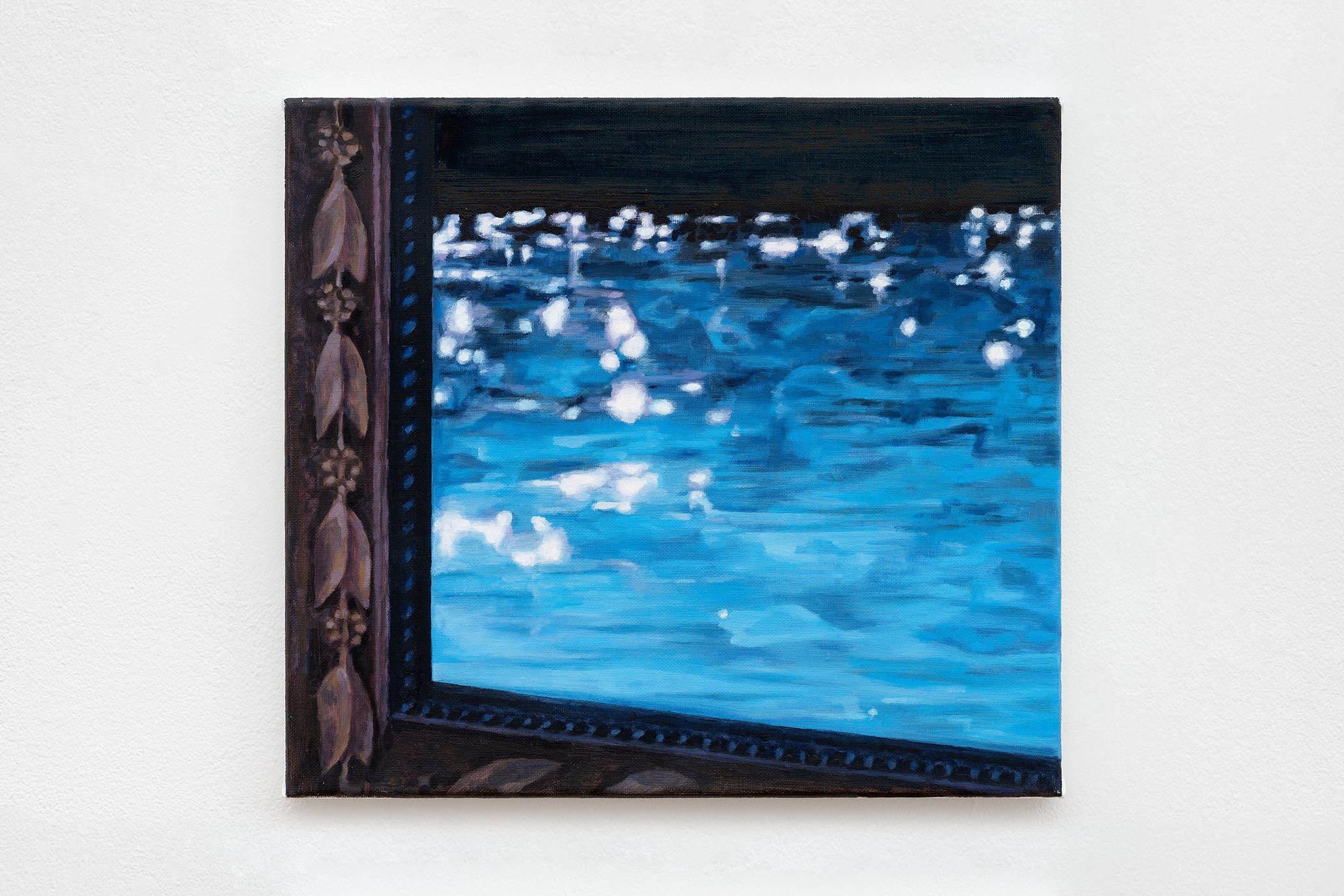 Li Jun, Where Darkness Floats Above, 2024. Oil on canvas 36 x 40 cm. Courtesy of the artist and Zeller van Almsick, photo: Simon Veres, 2026