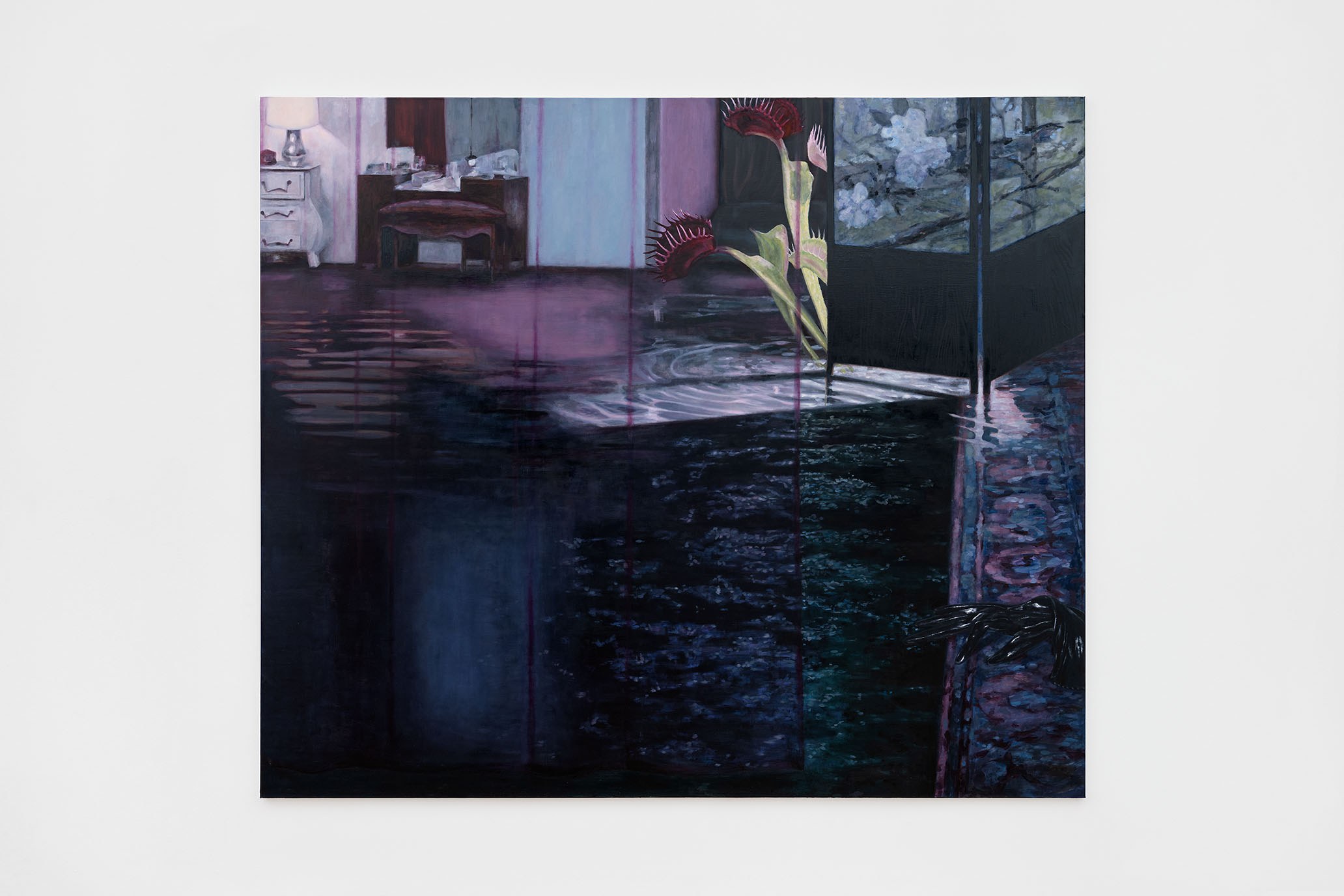 Li Jun, Breathe in Emptiness, 2026. Oil on canvas 170 x 200 cm. Courtesy of the artist and Zeller van Almsick, photo: Simon Veres, 2026