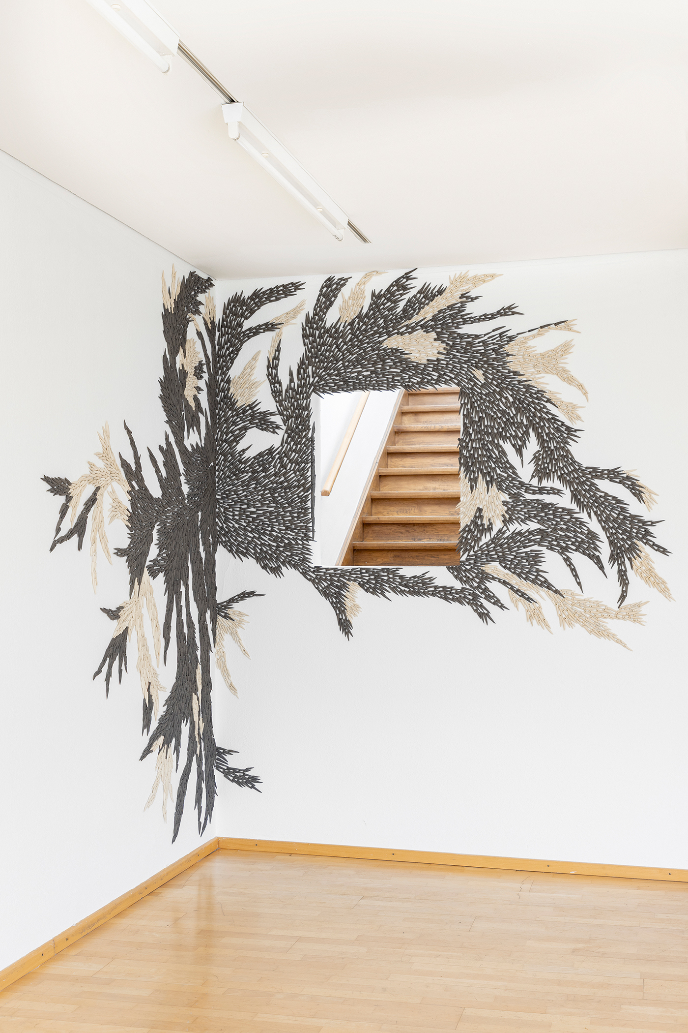 Expansion (Wall Series #1), 2026, Lu Cheng, ceramic, dimensions and size variable