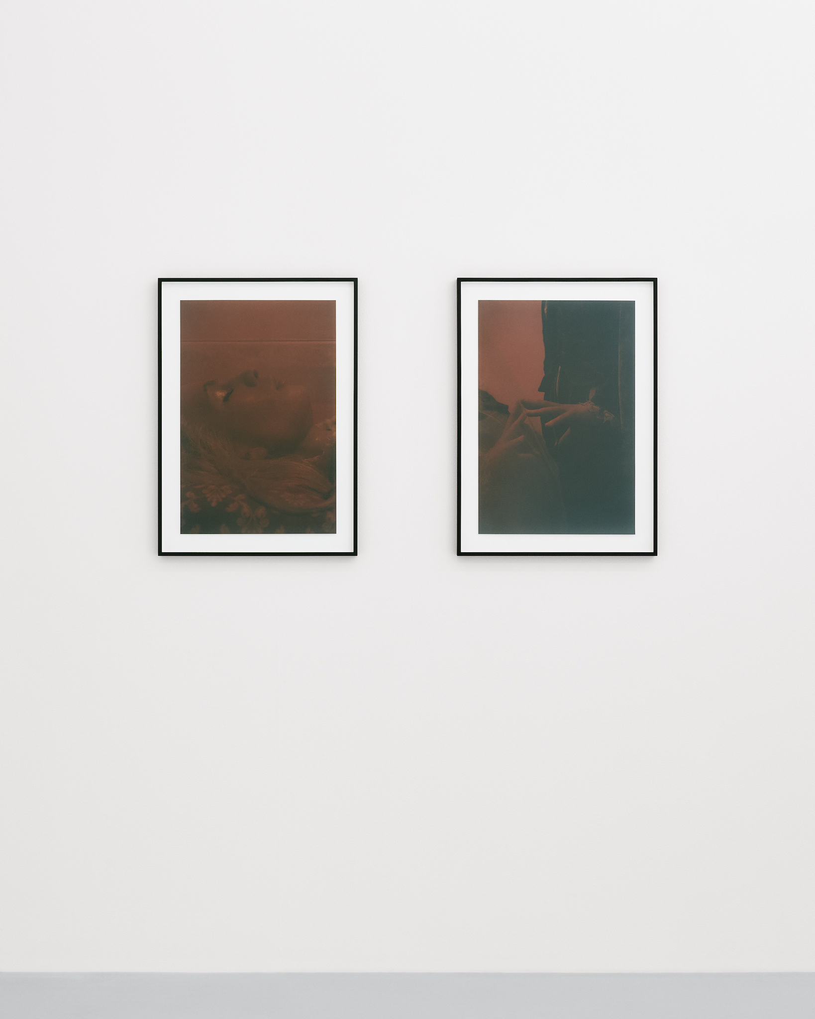 Alex Margo Arden, Sleeping Beauty (I) & Sleeping Beauty (II), 2026 C-type hand print. Photo: Julia Malmquist