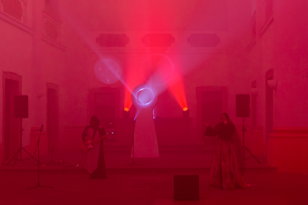 Performance on the opening of the exhibition SPIRIT WORLD RISING III / MMCXXVI